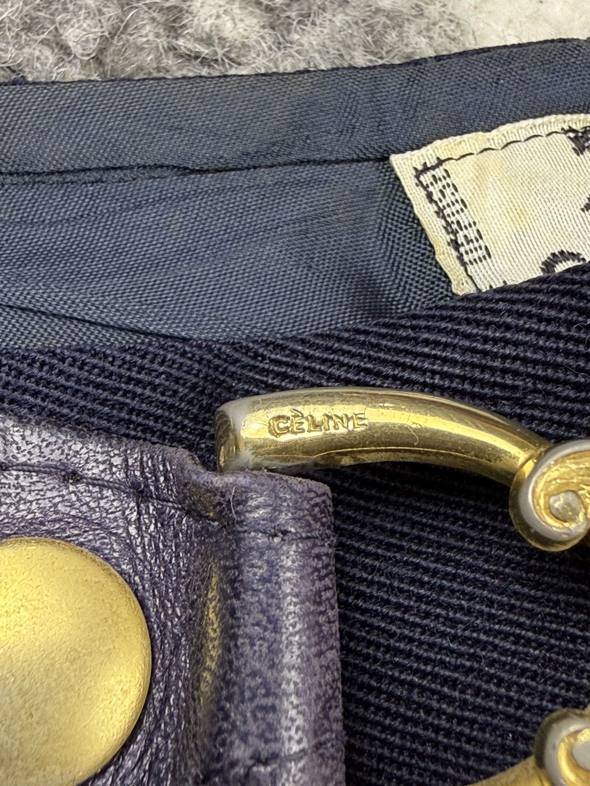 Celine Vintage CELINE Removable Belt Wool Trousers Pant Size 28" / US 6 / IT 42 - 5 Thumbnail