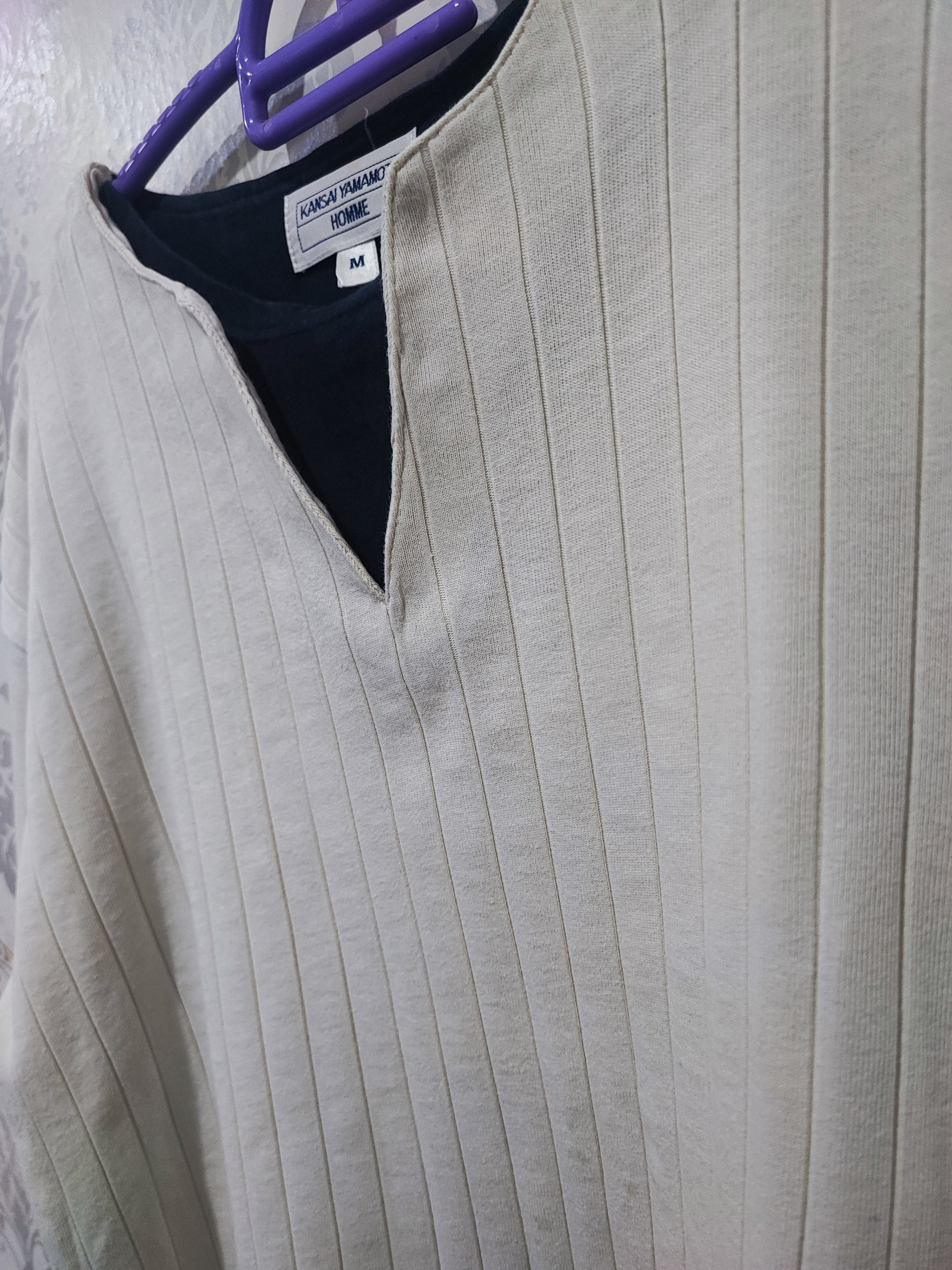 Kansai Yamamoto Vintage Kansai Yamamoto Double Layer long Sleeve shirt Size US M / EU 48-50 / 2 - 6 Thumbnail