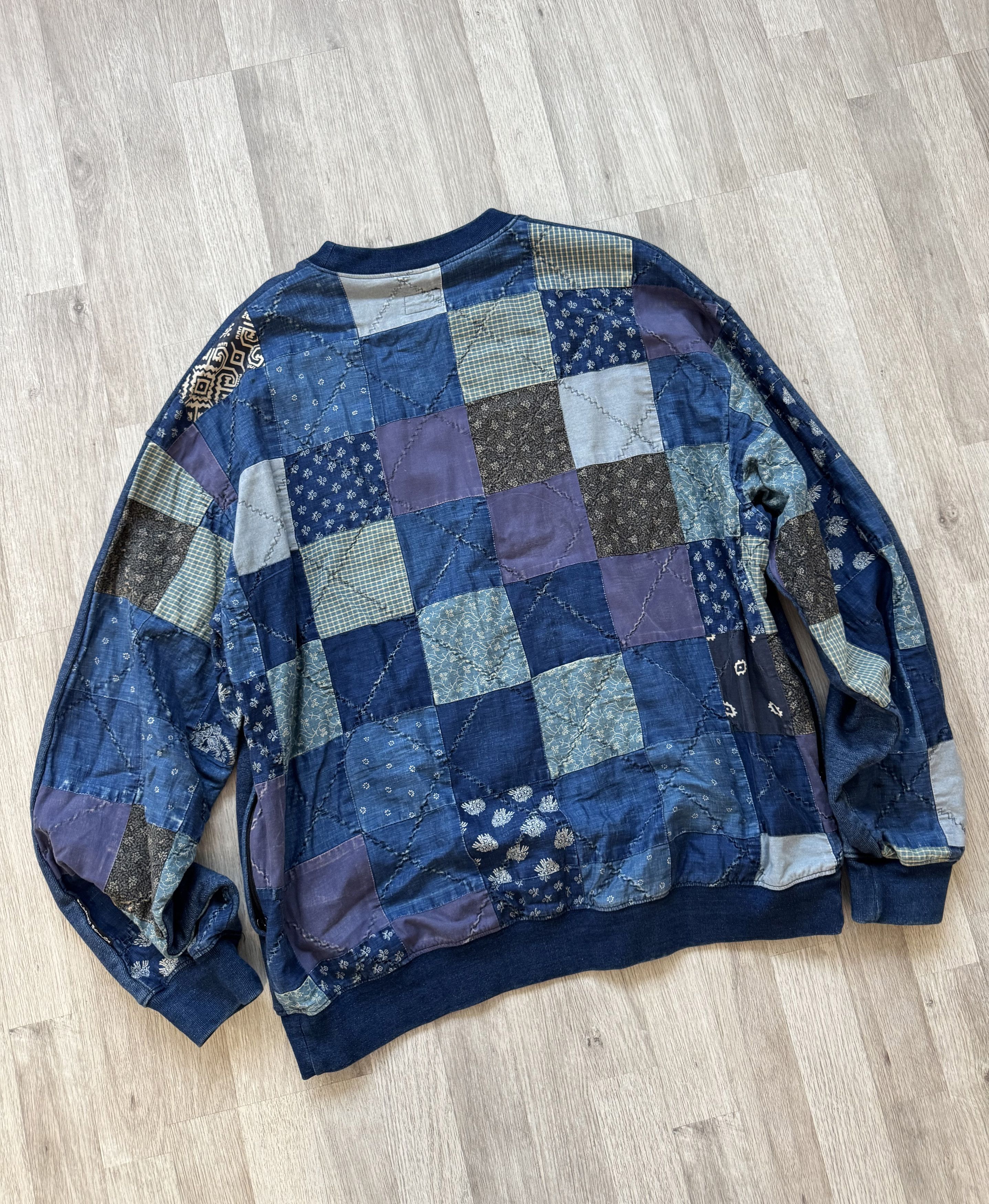 Kapital Kapital Quilt Bandana Patchwork Sweatshirt IDG Size US L / EU 52-54 / 3 - 7 Thumbnail