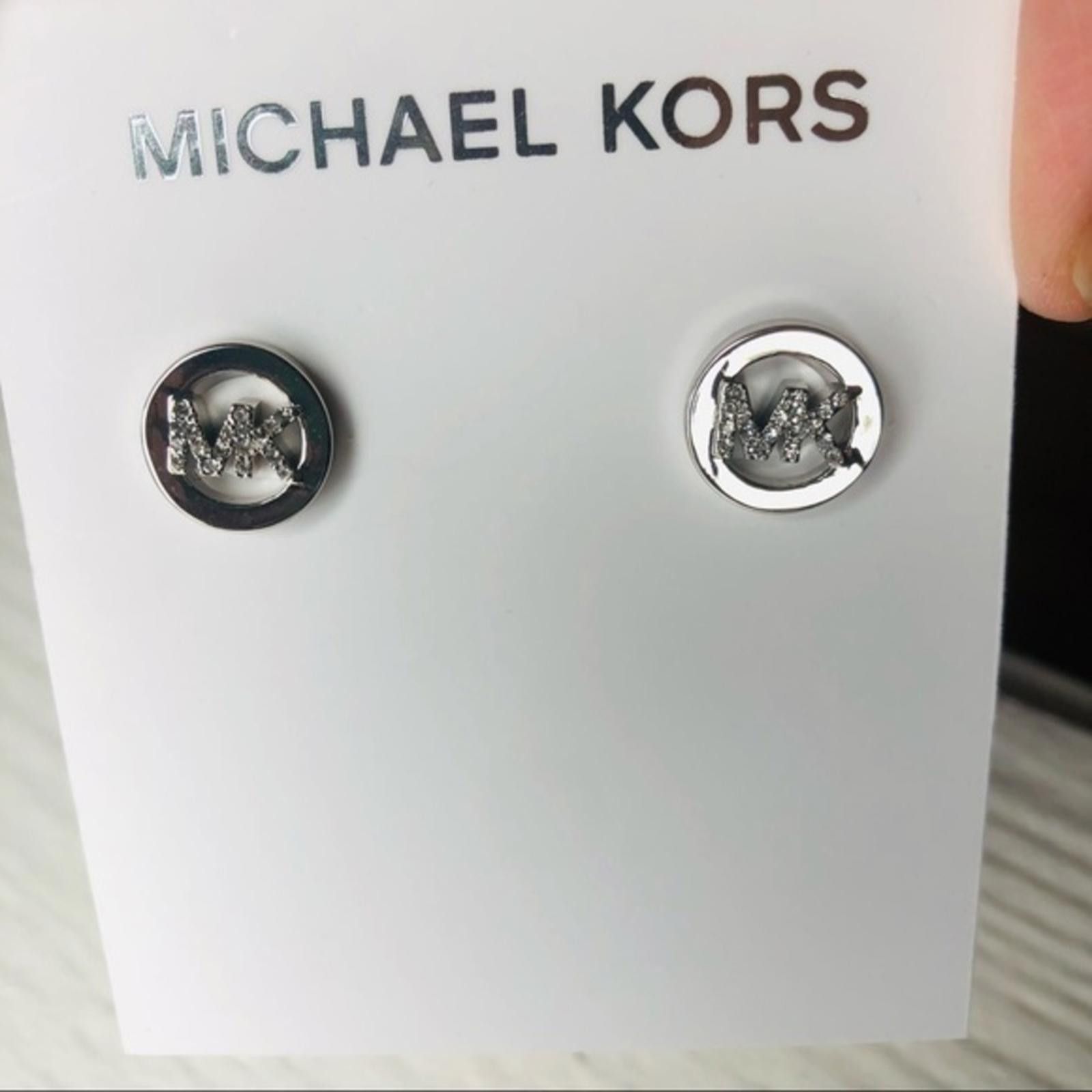 Michael Kors Michael Kors MK Silver Stud Earrings NWT Size ONE SIZE - 3 Thumbnail