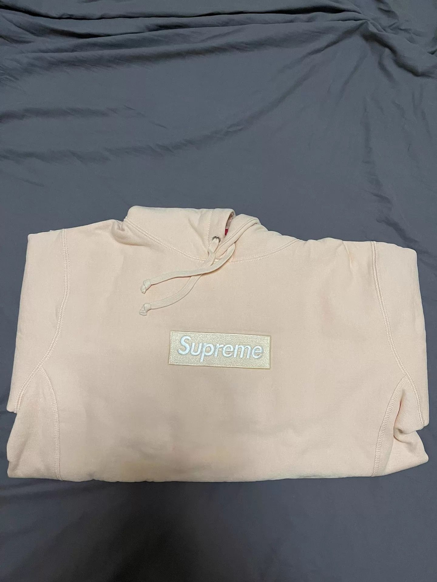 Supreme Supreme 16FW Peach Box Logo Hoodie M Size US M / EU 48-50 / 2 - 4 Thumbnail
