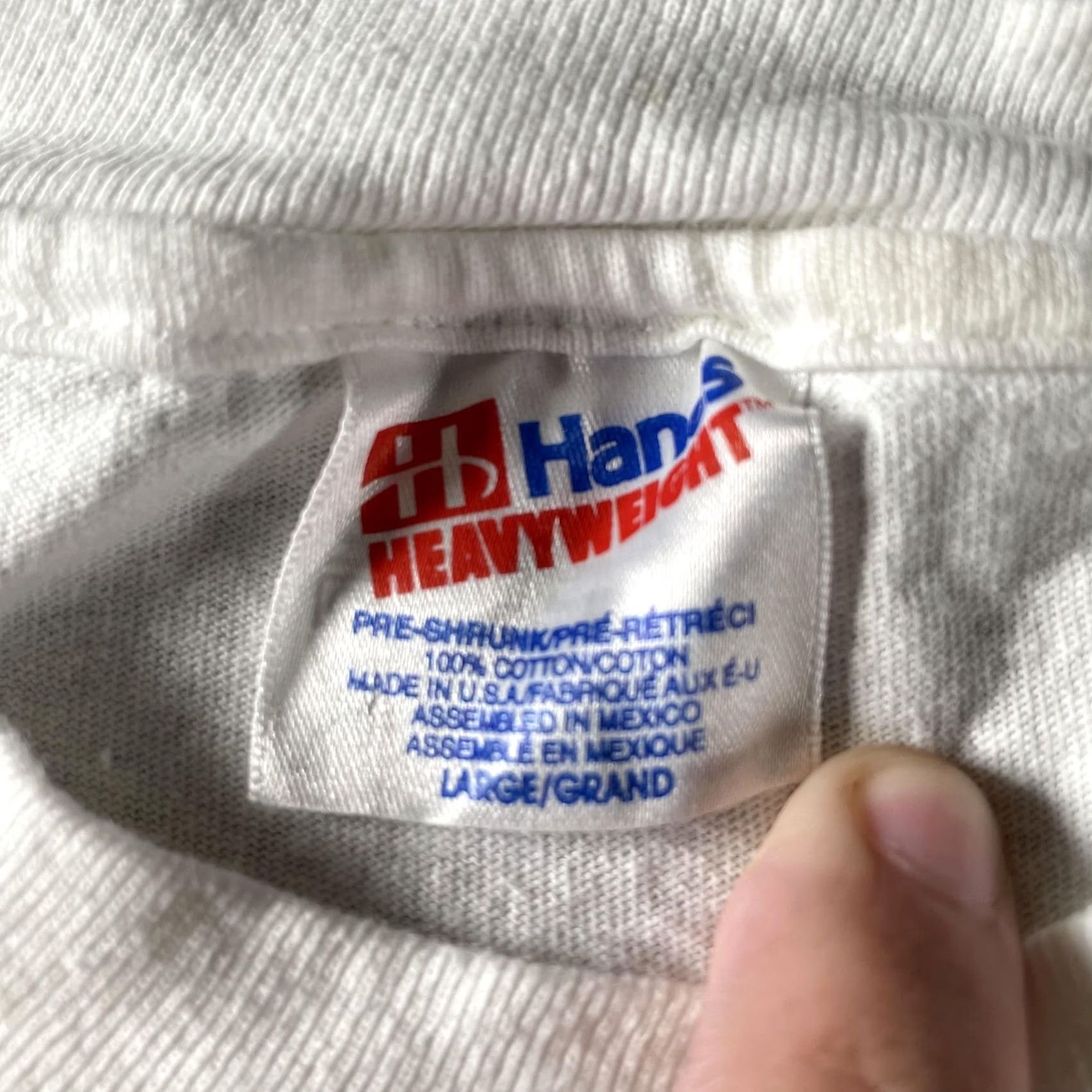 Hanes VINTAGE Circus Clown Shirt Mens Large White Graphic Tee Hanes South St Philadelphia PA Crew Neck Short Sleeve Cotton T-Shirt Size US L / EU 52-54 / 3 - 4 Thumbnail