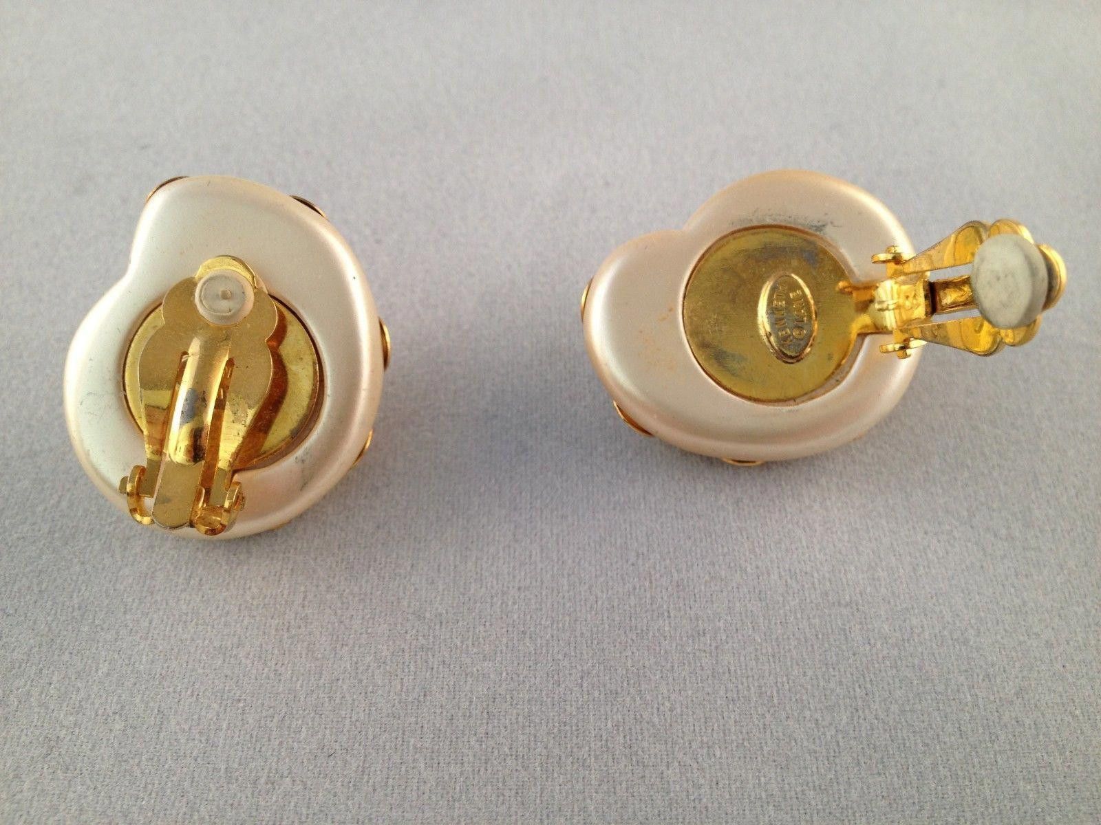 Designer Kenneth Lane Shell 2 Tone Simulated Shell Earrings Size ONE SIZE - 4 Thumbnail