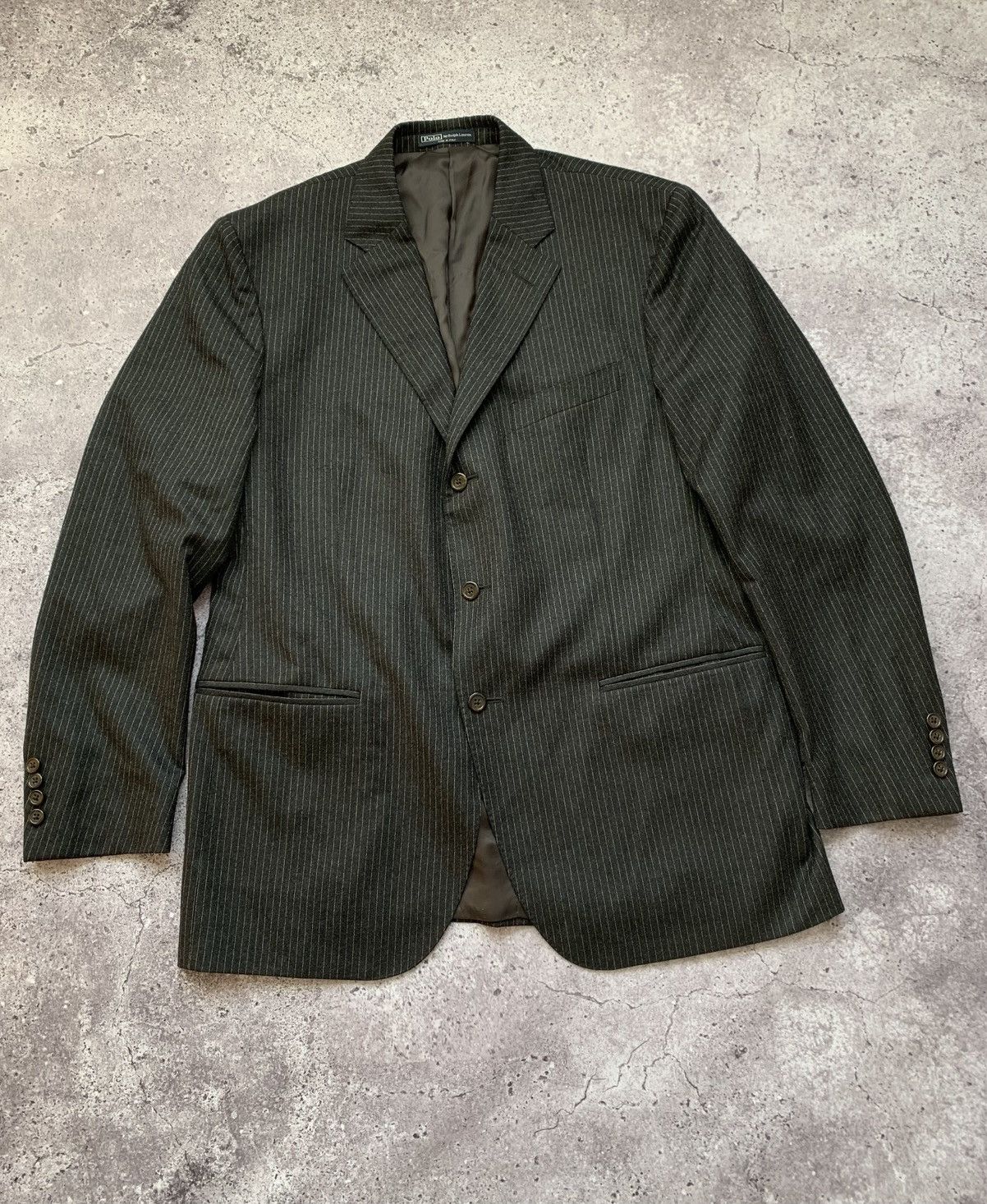Polo Ralph Lauren 🔥VINTAGE POLO BY RALP LAUREN BLAZER Size 54R - 2 Thumbnail