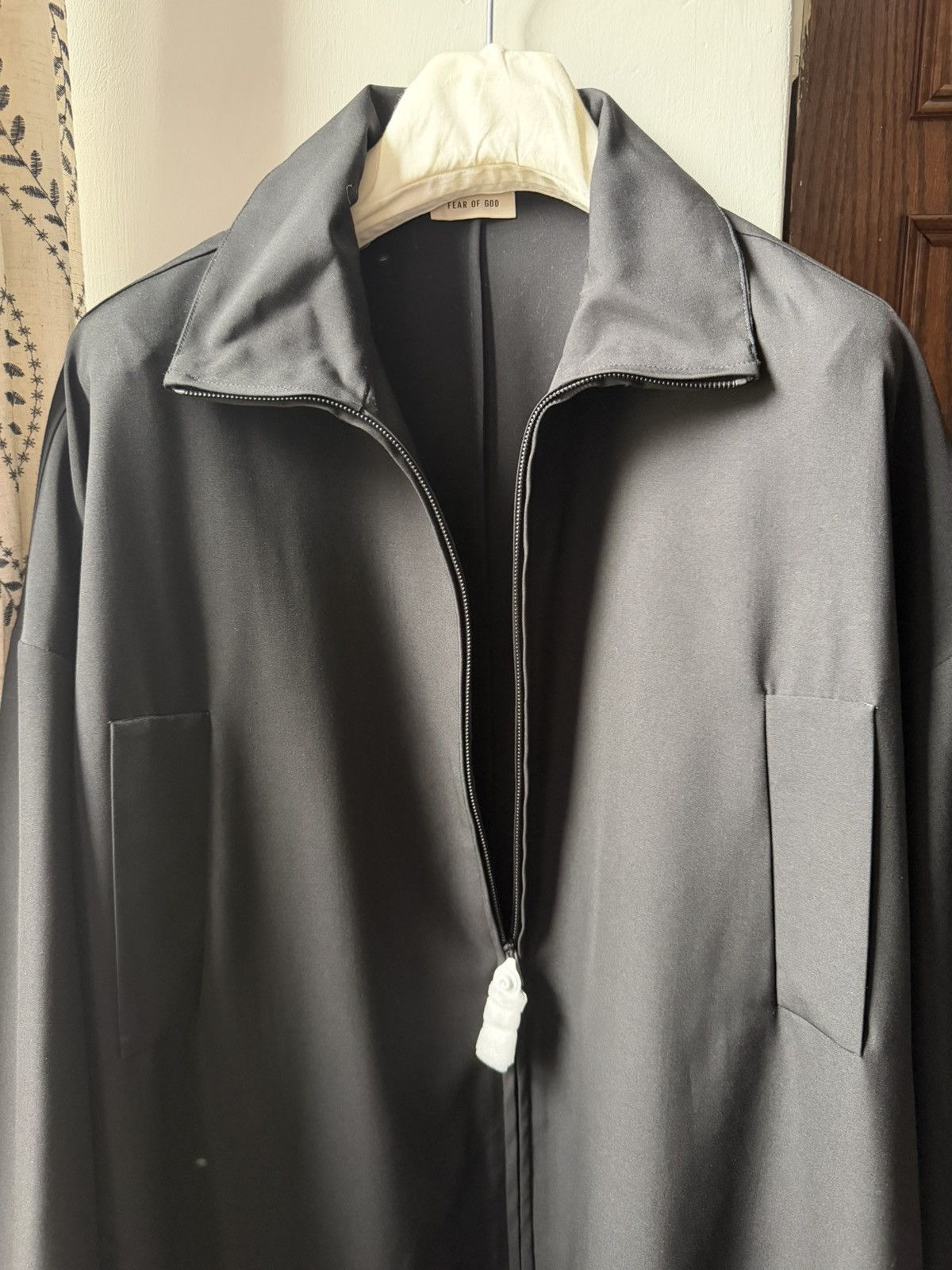 Fear of God $4.3K wool trench coat, IT50/US40, made in Italy Size US M / EU 48-50 / 2 - 7 Thumbnail