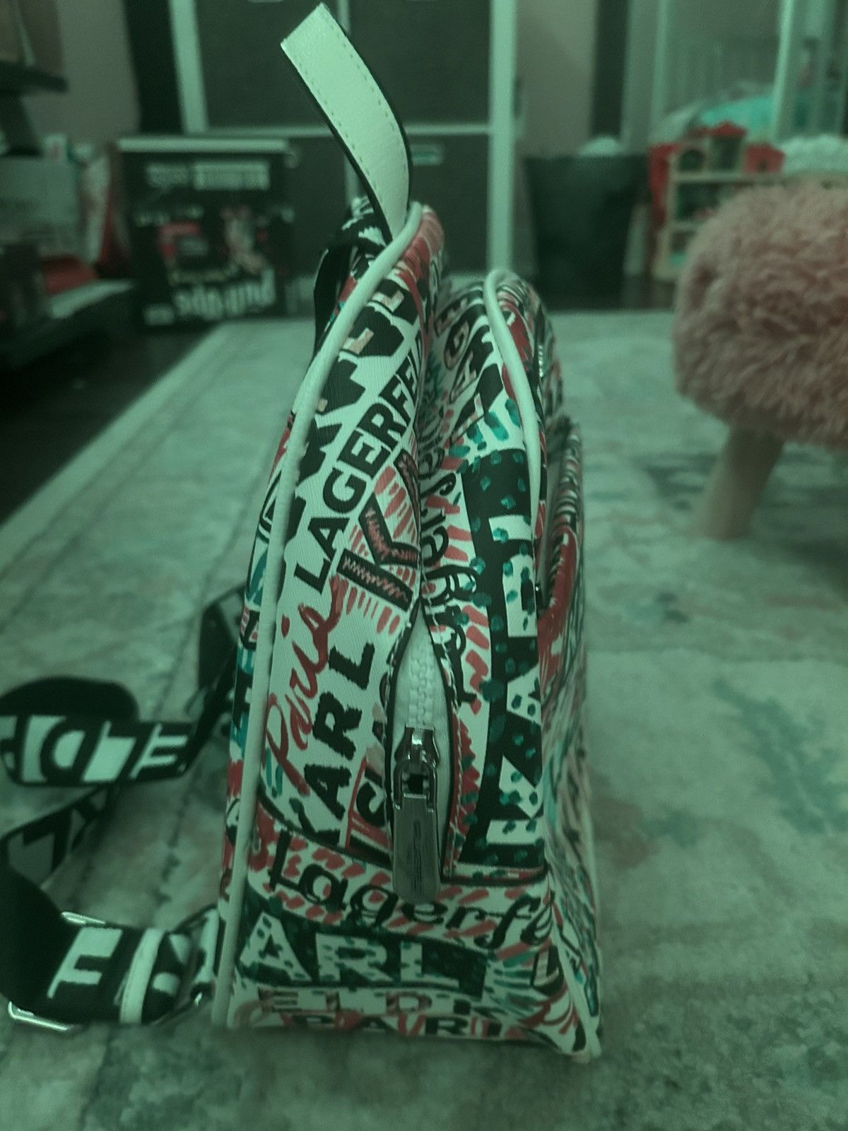 Karl Lagerfeld Karl Lagerfeld Multicolor Scribble Backpack Size ONE SIZE - 2 Thumbnail