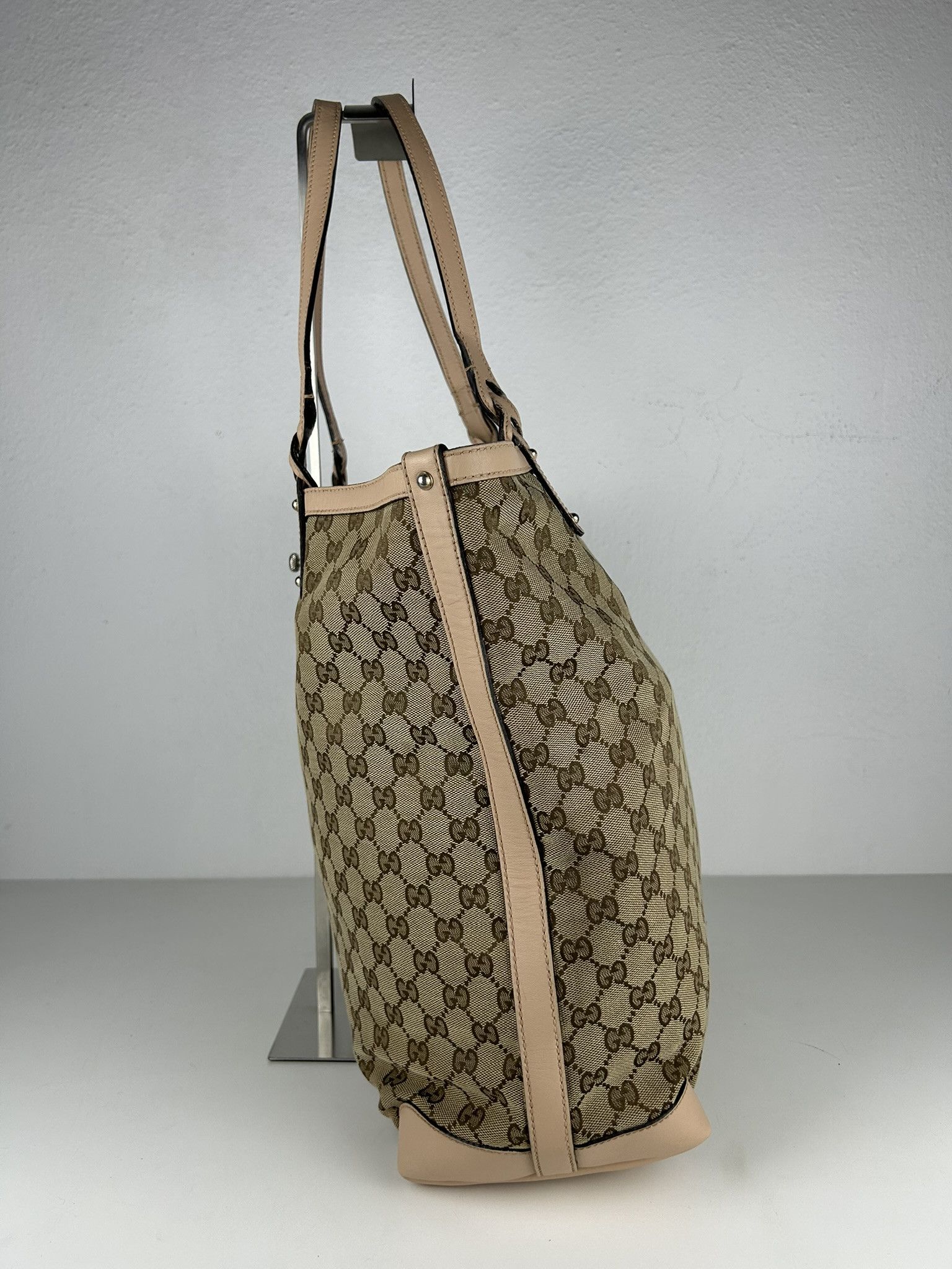 Gucci Gucci GG monogram canvas tote bag with pouch Size ONE SIZE - 4 Thumbnail