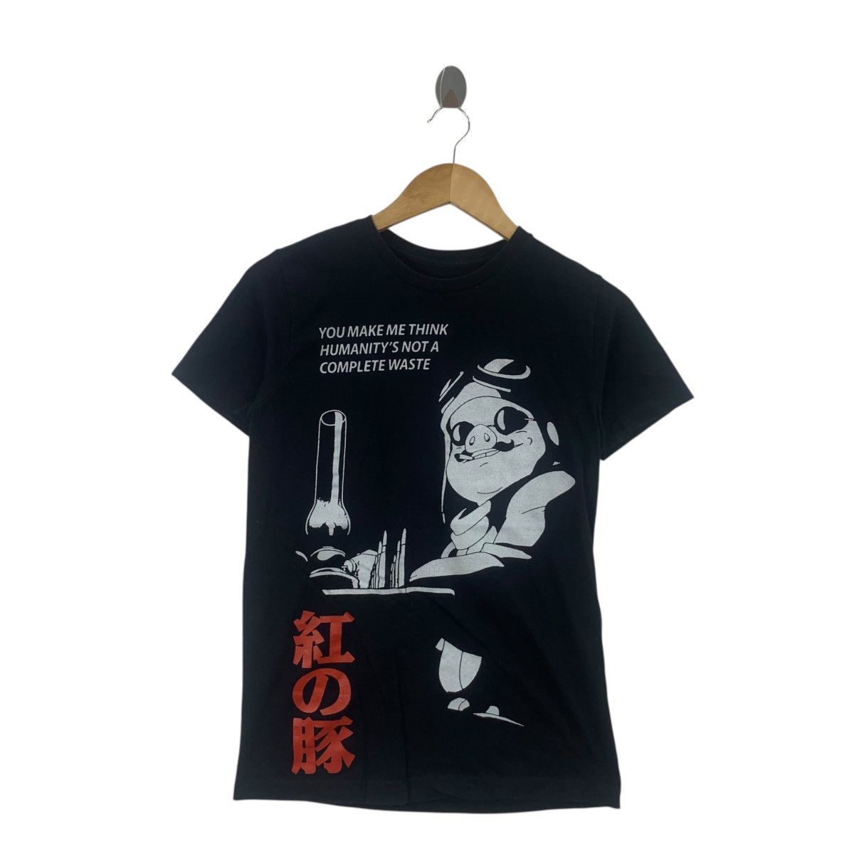 Anime PORCO ROSSO ANIME Studio Ghibli Hayao Miyazaki Tee Shirt Size XS / US 0-2 / IT 36-38 - 3 Thumbnail