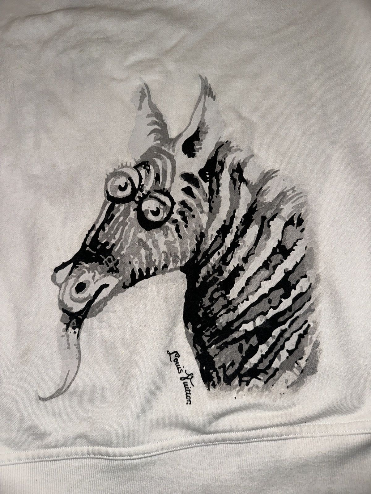 Louis Vuitton Rare louis vuitton zebra tee shirt chapman print size Medium Size US M / EU 48-50 / 2 - 3 Thumbnail