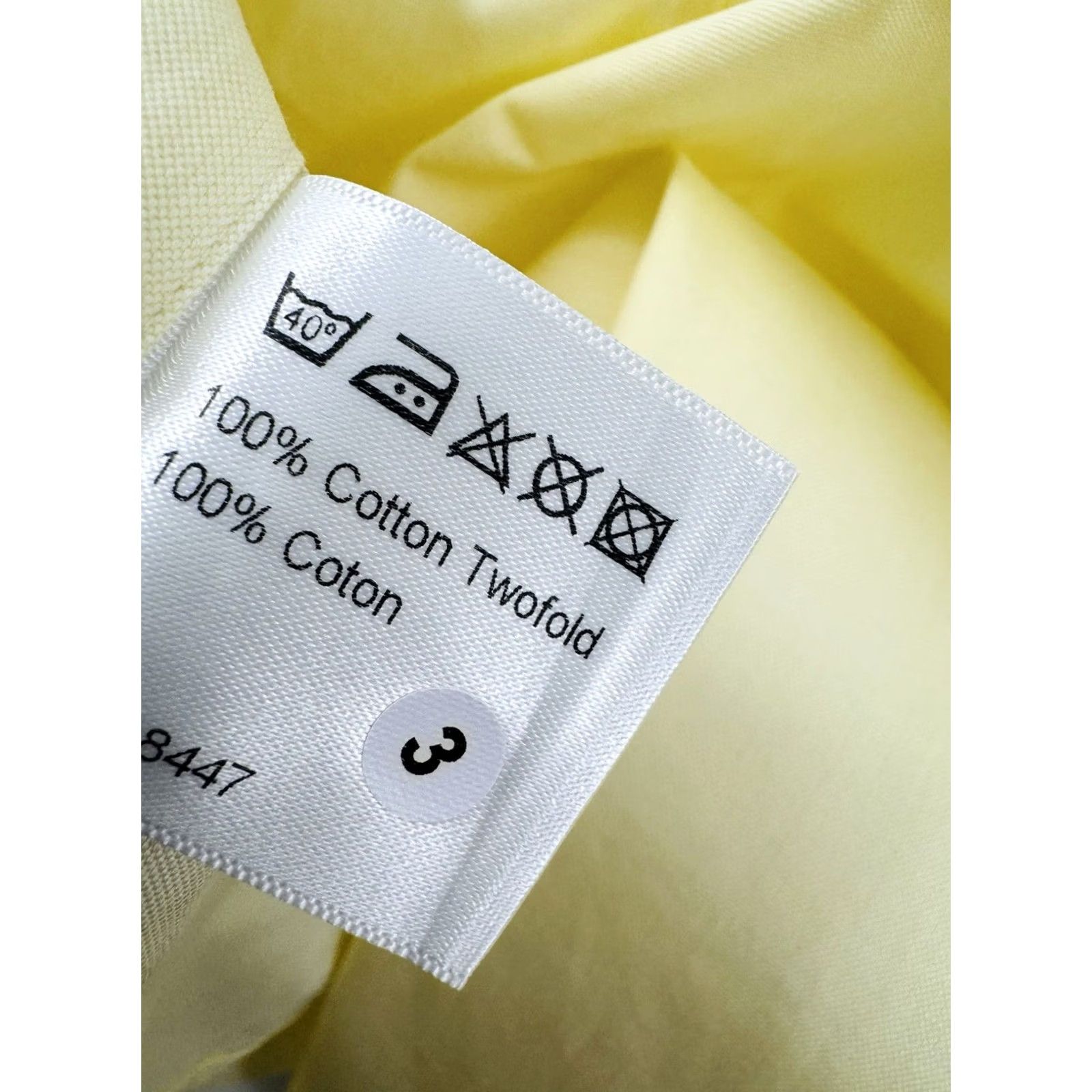 Vintage STENSTROMS Mens Shirt Yellow Floral Fitted Body 17 / 43 Size 46R - 7 Thumbnail