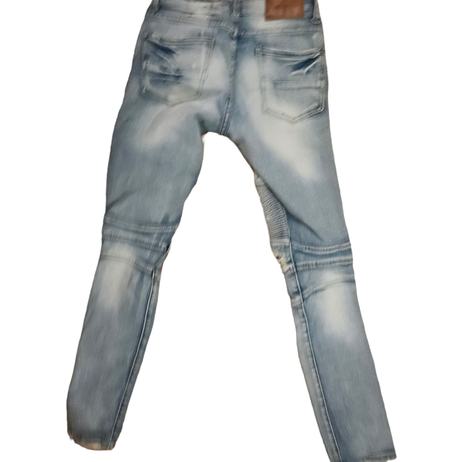 Decibel Decibel Distress Moto Jeans Men's 28 X 31 Size US 28 / EU 44 - 4 Thumbnail