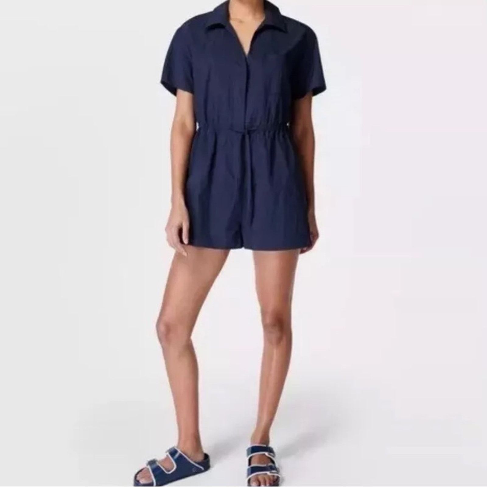 Sweaty Betty Sweaty Betty Anytime Short Sleeve Romper Size 34" / US 12 / IT 48 - 5 Thumbnail