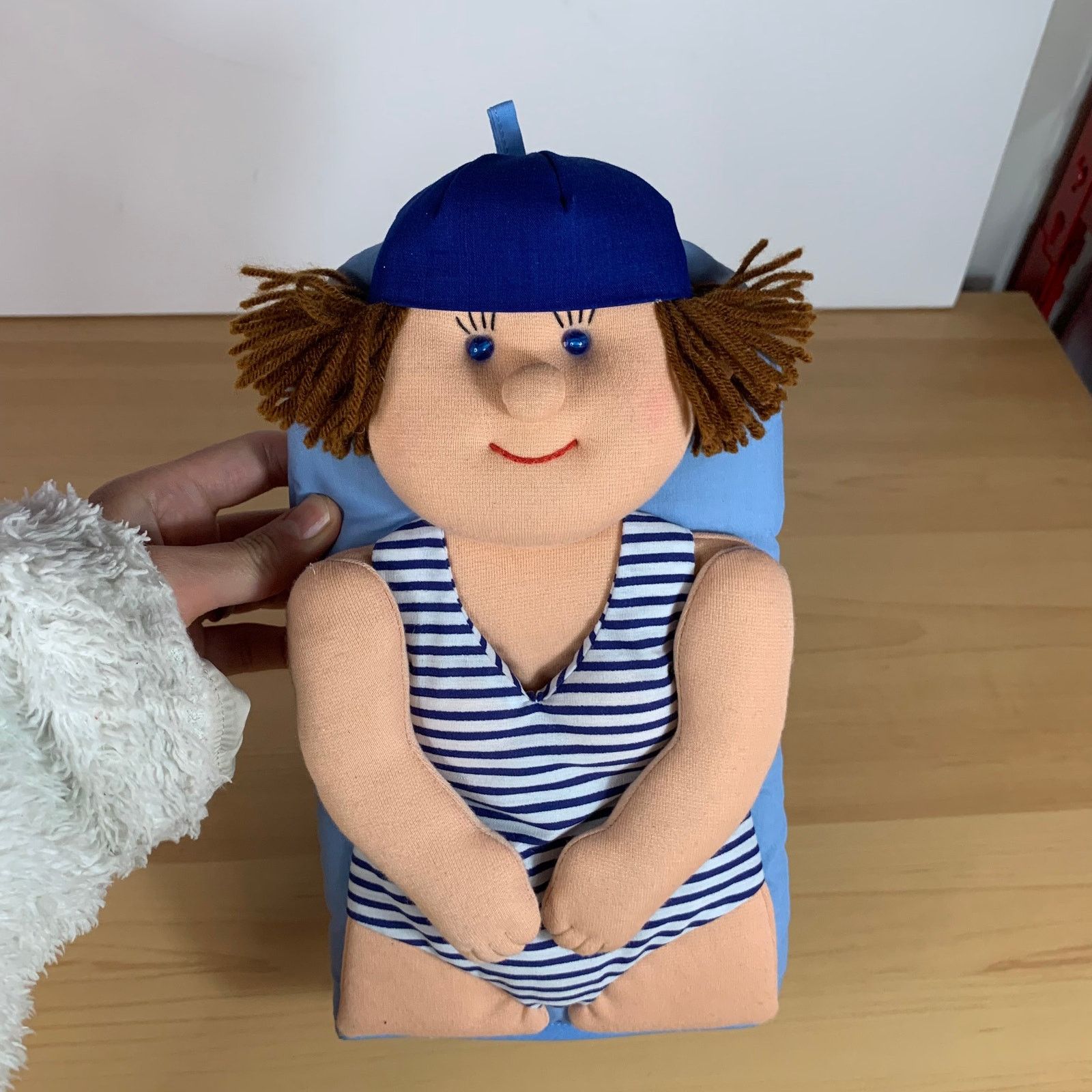 Other Cute Swimming Suit Doll Oven Mitt Blue Color Size ONE SIZE - 1 Thumbnail
