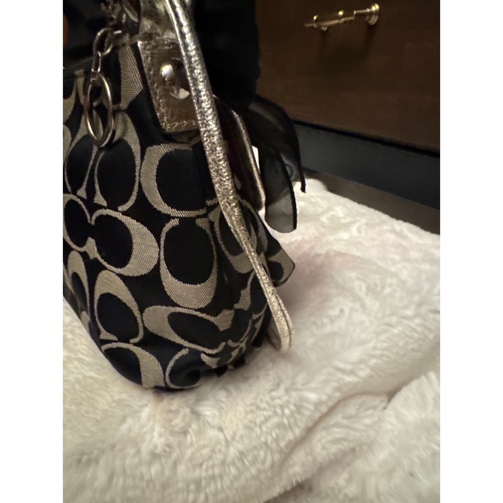 Coach Coach Poppy Crossbody Black / Gray Silver Metallic Size ONE SIZE - 12 Thumbnail