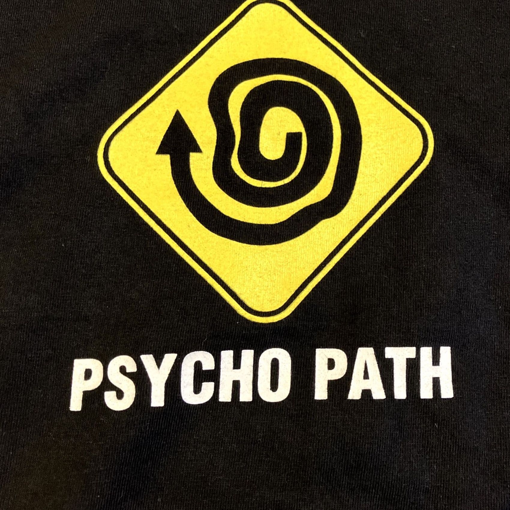Vintage VINTAGE Alstyle PSYCHO PATH Road Sign T Shirt Long Sleeve NWOT Medium Men Size US M / EU 48-50 / 2 - 2 Thumbnail