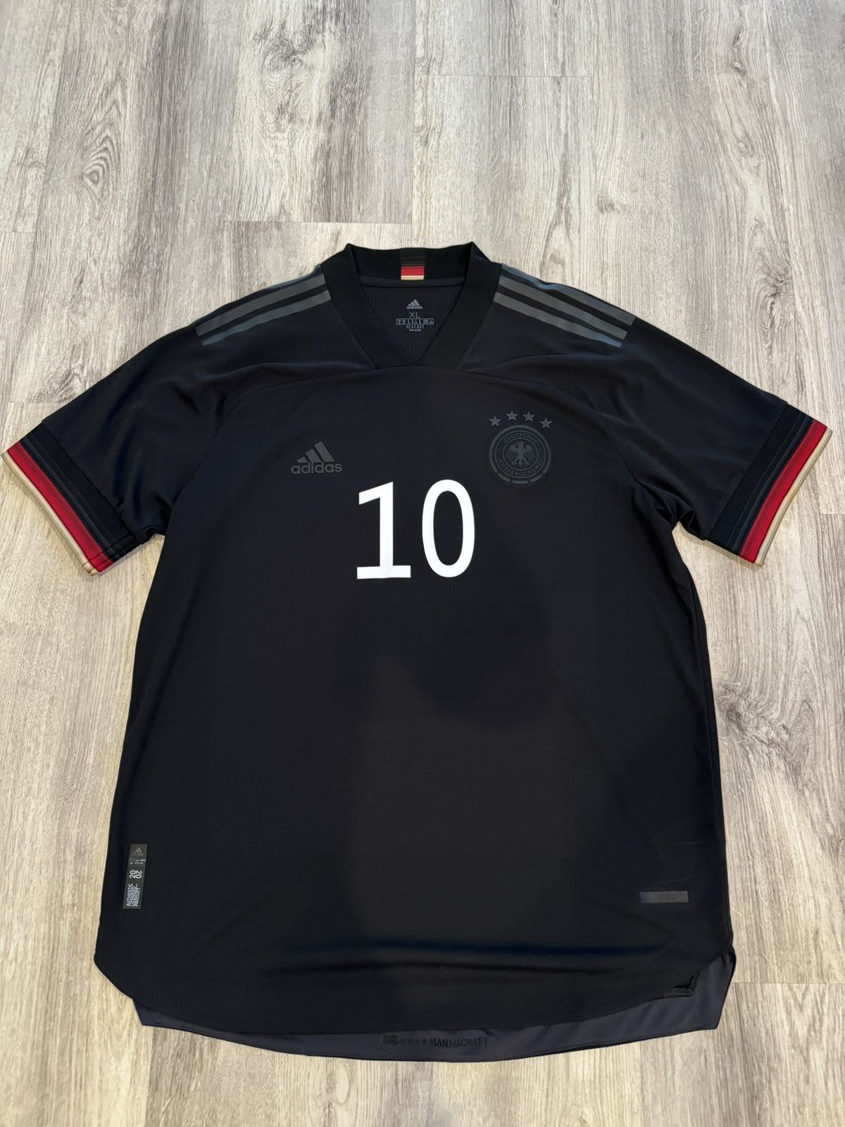 image of Adidas Germany National Team Jersey Segre Gnabry in Black, Men's (Size XL)