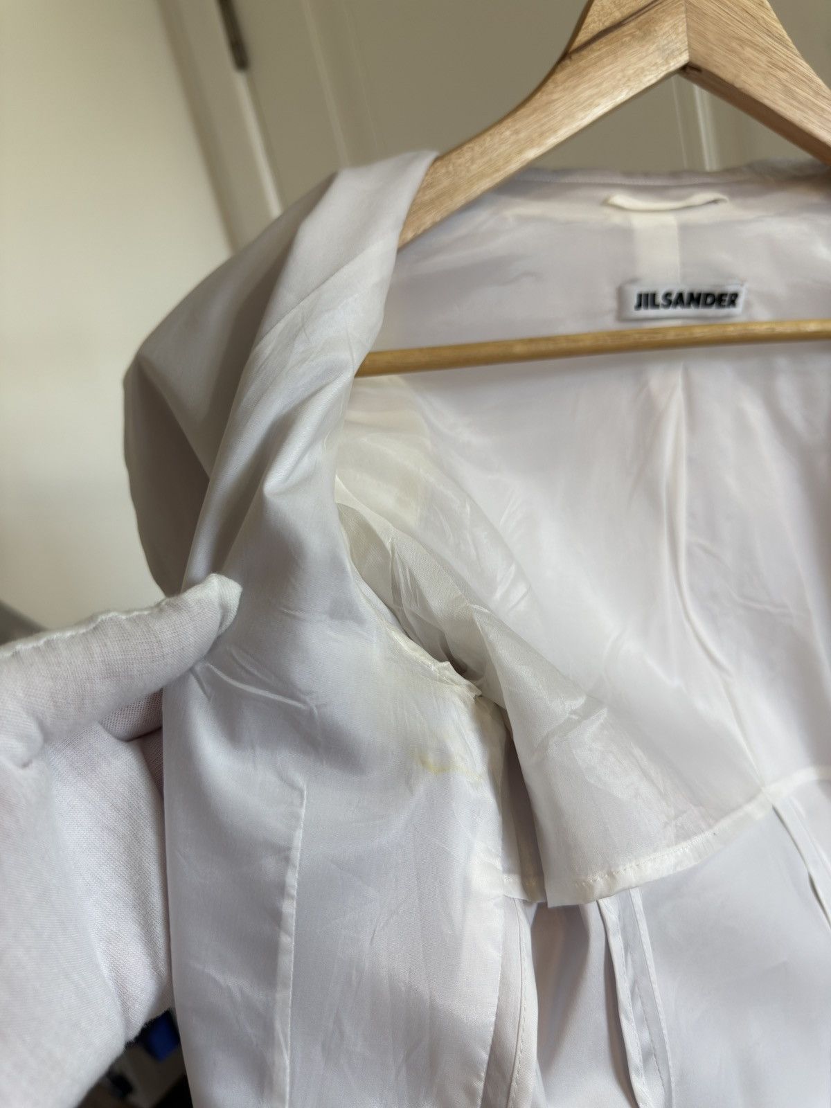 Jil Sander JIL SANDER Lightweight Cotton/Nylon Blazer Jacket Rare Piece Size M / US 6-8 / IT 42-44 - 21 Thumbnail