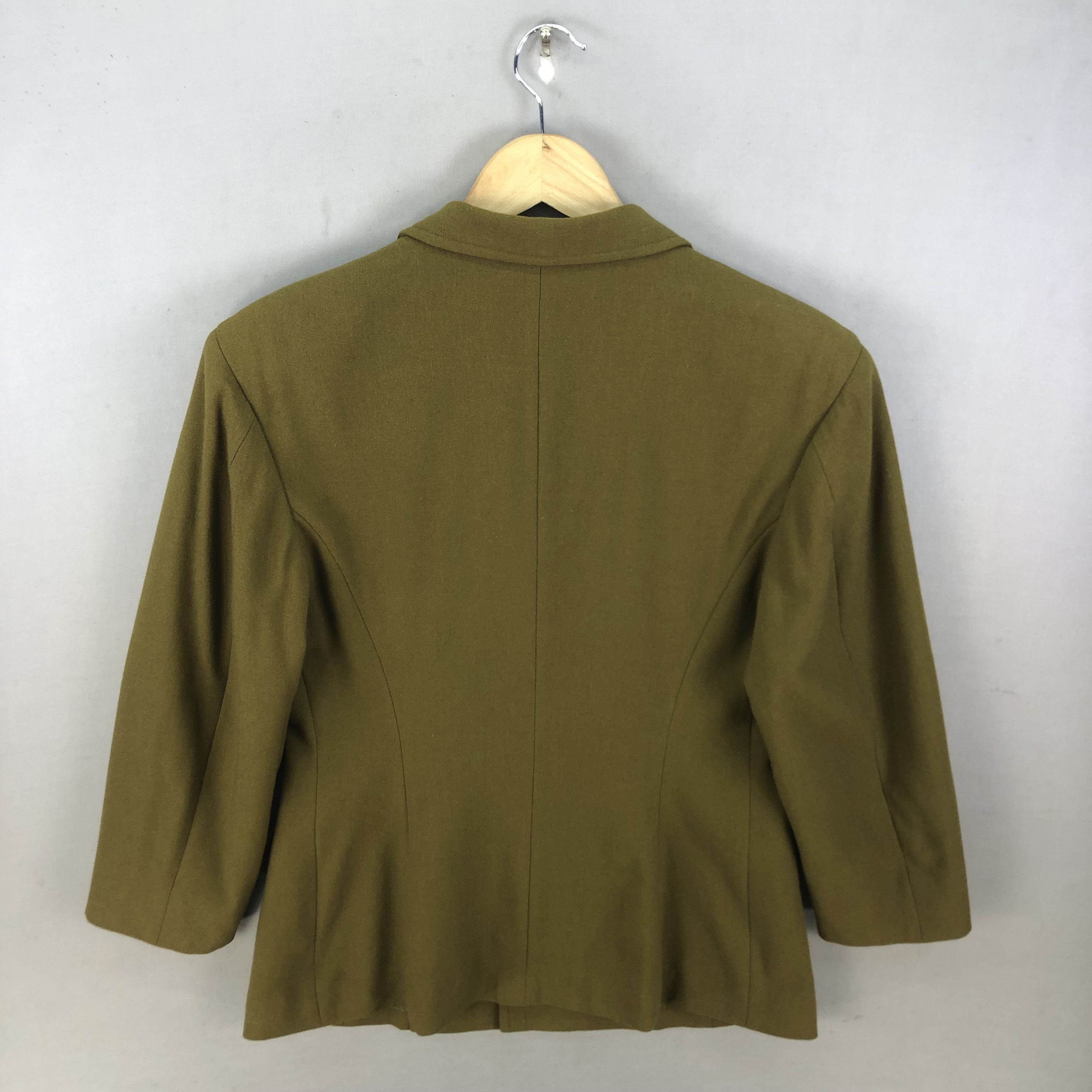 Yohji Yamamoto 1992 A/W Y’s Vintage Wool Blend Green Blazer Jacket Size S / US 4 / IT 40 - 6 Thumbnail