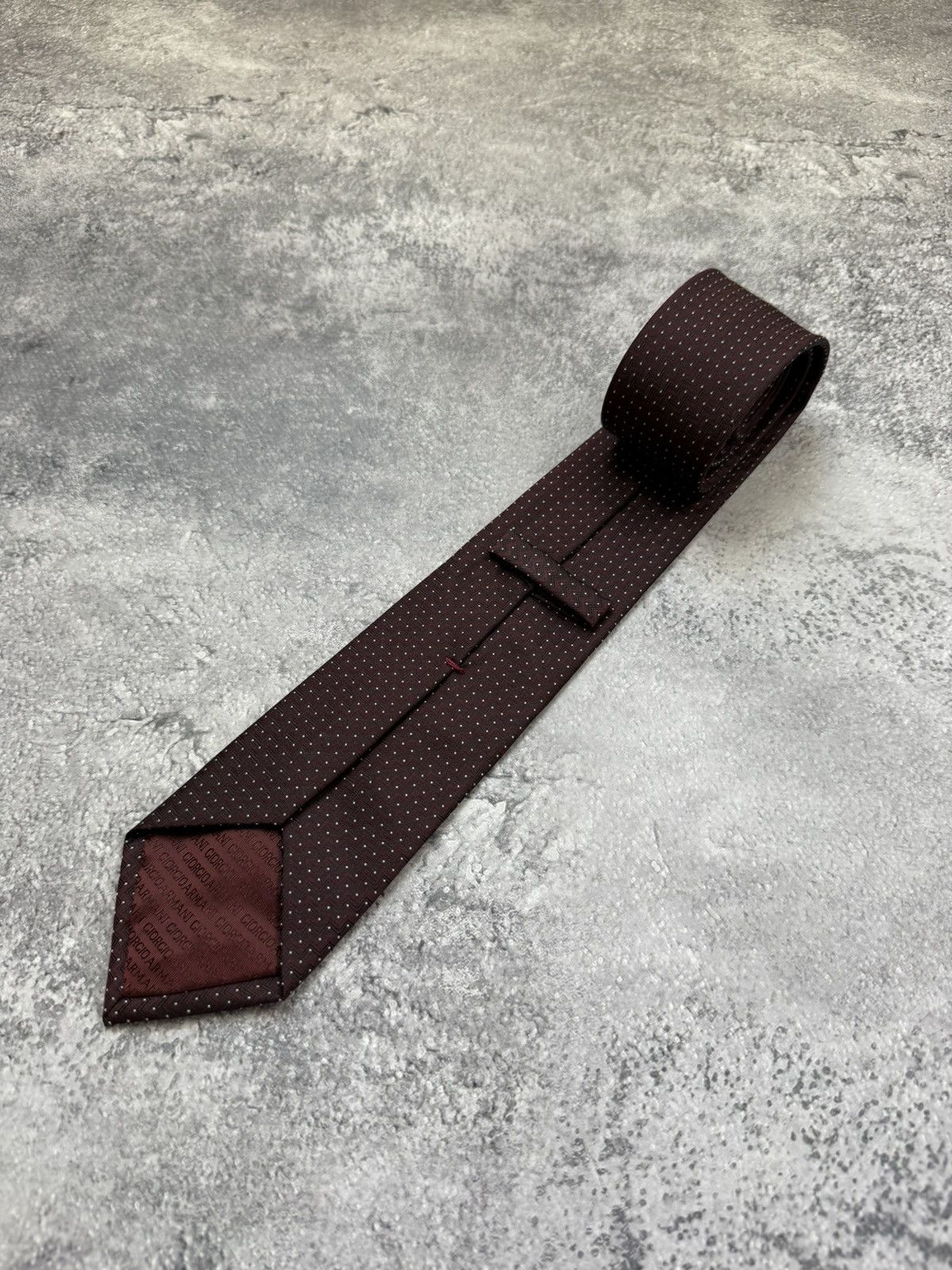 Giorgio Armani Giorgio Armani Luxury Silk Tie Red Polka Dot Made In Italy Size ONE SIZE - 4 Thumbnail