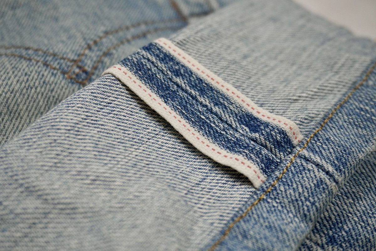 Levi's Vintage 90s LEVIS Big E 502xx redline selvedge grunge style Size US 30 / EU 46 - 2 Thumbnail