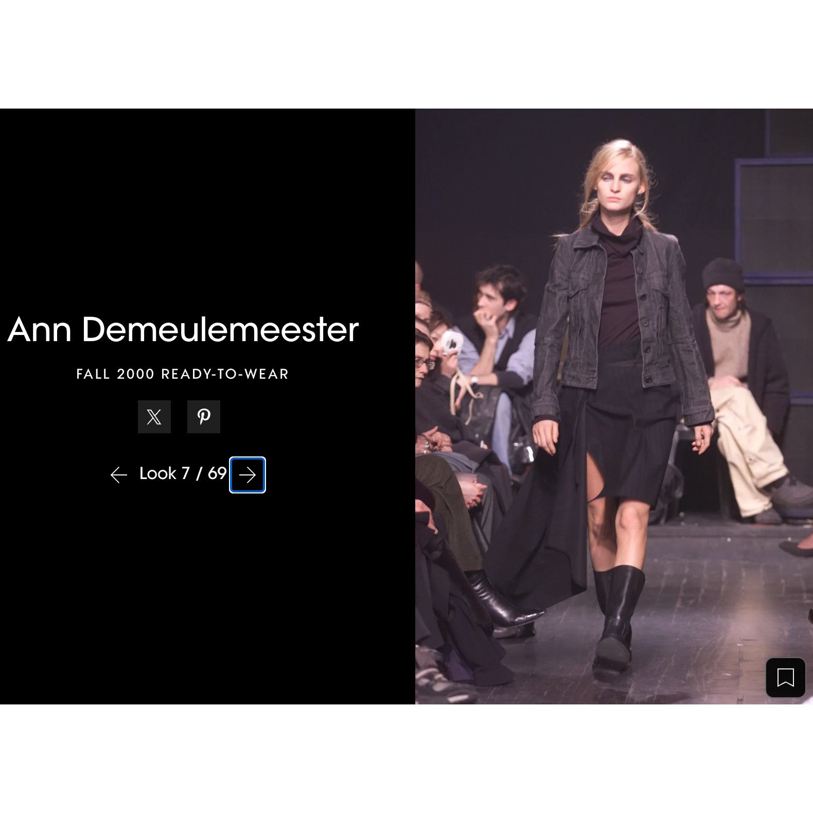 image of Vintage 2000 Unisex Ann Demeulemeester Gray Wrap Skirt Eu38 in Grey, Women's (Size 26)