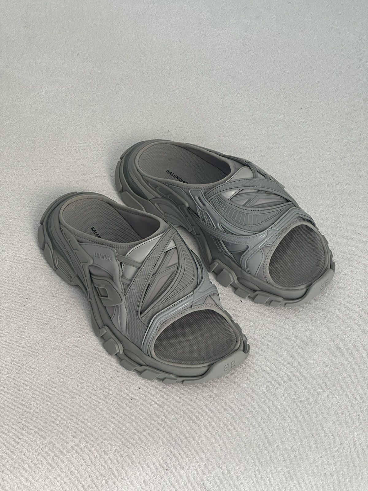 Buy Balenciaga Track Slide Sandal 'Black' - 618083 W2NA1