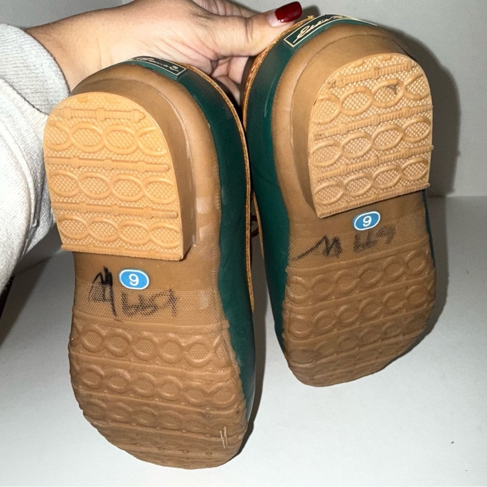 VINTAGE EDDIE BAUER cabincore gorpcore rubber duck boots 9
