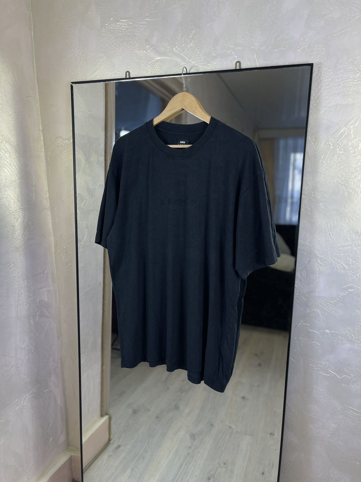 Edwin Edwin Katakana Embroidered Heavyweight Te Size US XL / EU 56 / 4 - 1 Thumbnail