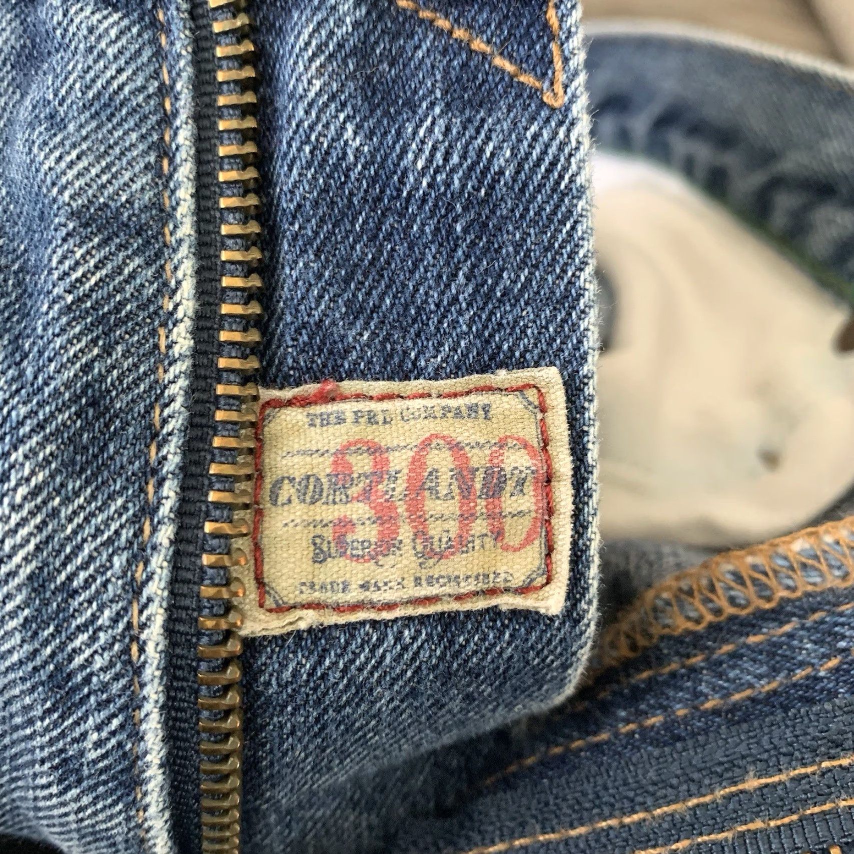 Polo Ralph Lauren POLO Ralph Lauren Jeans Mens 38x32 Blue Denim 300 Cortland Straight Fit Regular 5-Pocket Logo 100% Cotton Size US M / EU 48-50 / 2 - 4 Thumbnail