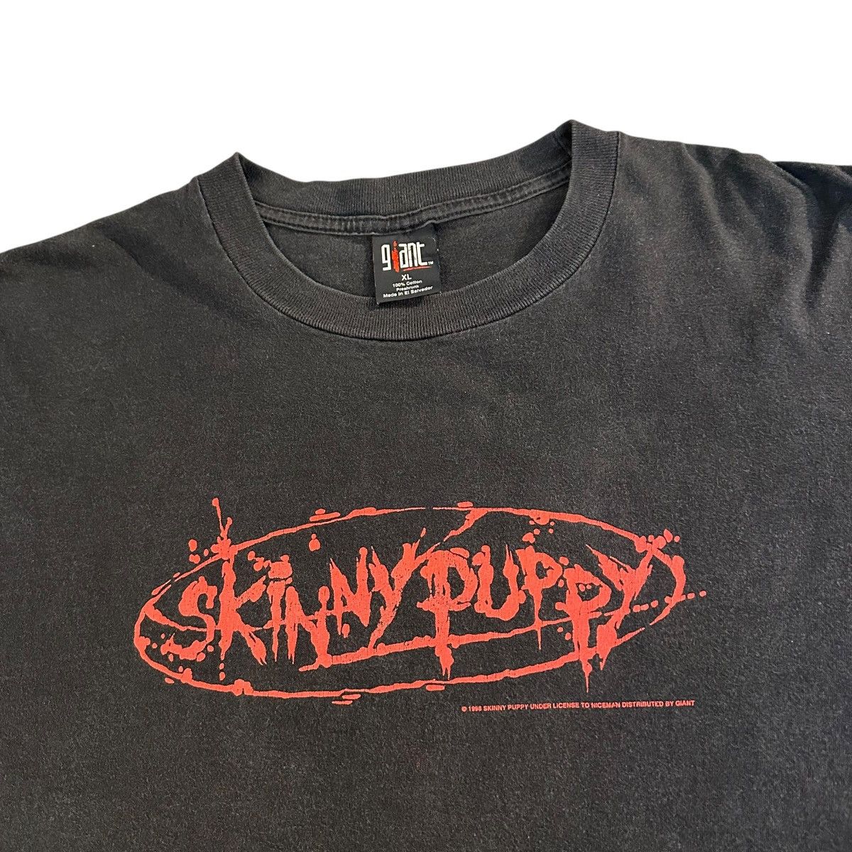 Giant Vintage 1996 Skinny Puppy Bloody Logo band shirt size XL Size US XL / EU 56 / 4 - 3 Thumbnail