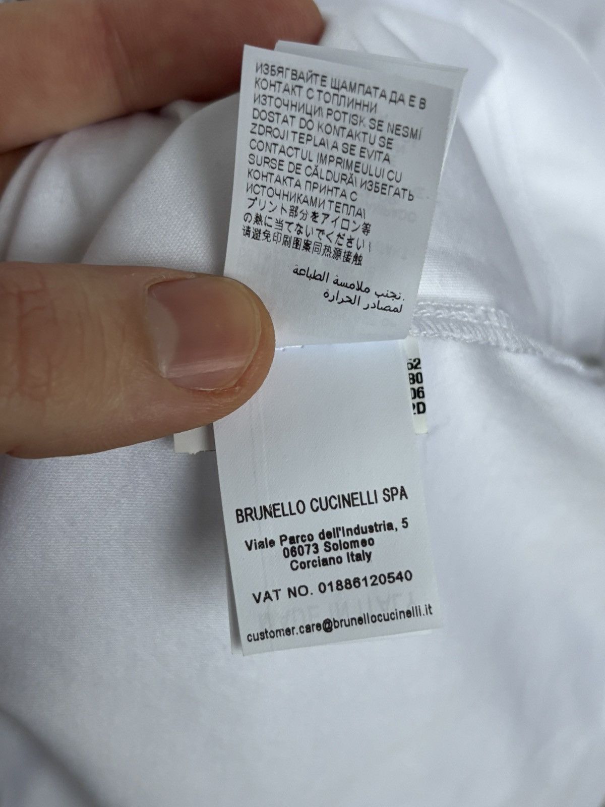 Brunello Cucinelli Brunello Cucinelli Graphic T-Shirt Size US XXL / EU 58 / 5 - 11 Thumbnail
