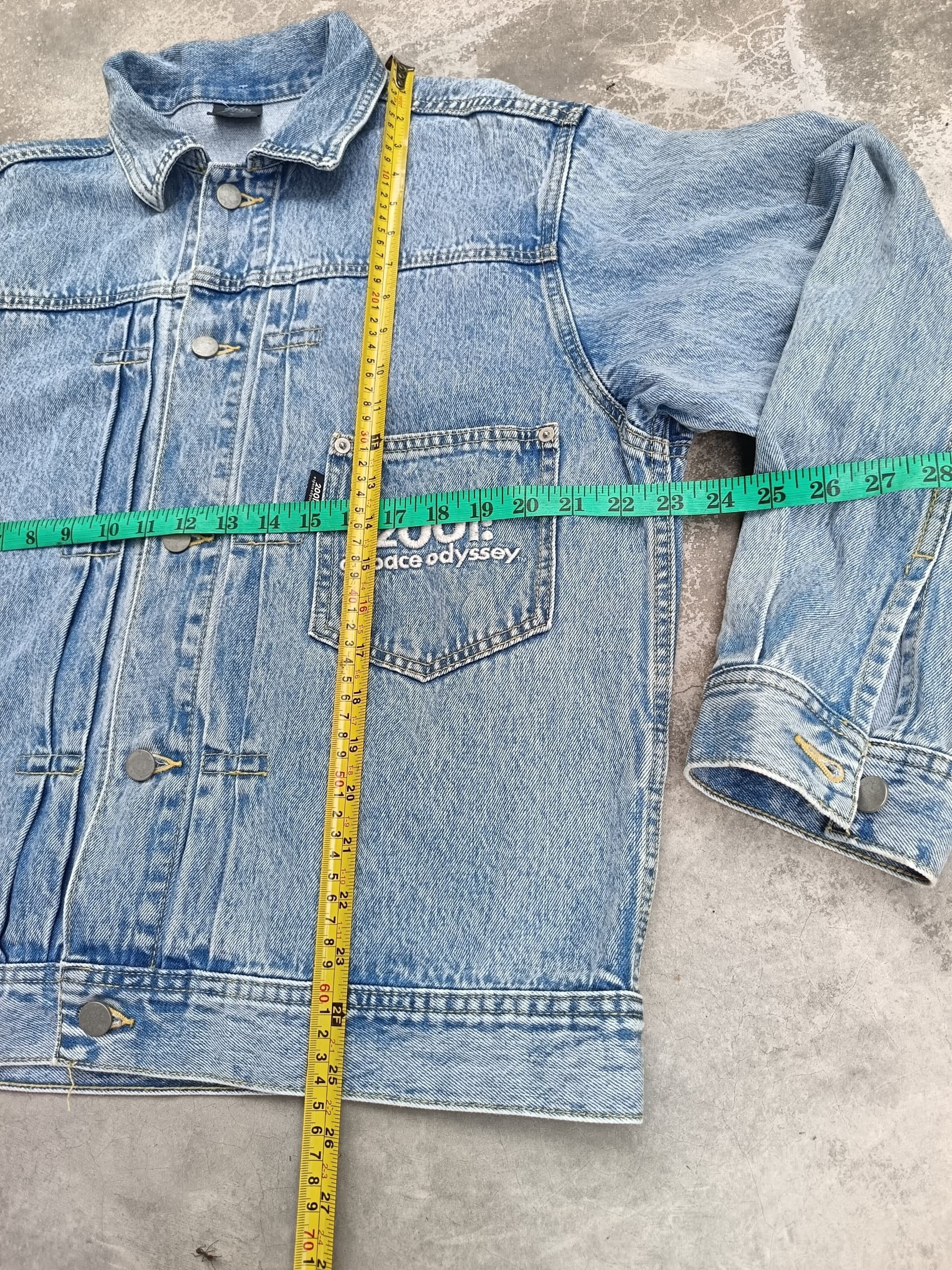 Japanese Brand 2001:a space odyssey denim jacket Size US M / EU 48-50 / 2 - 7 Thumbnail