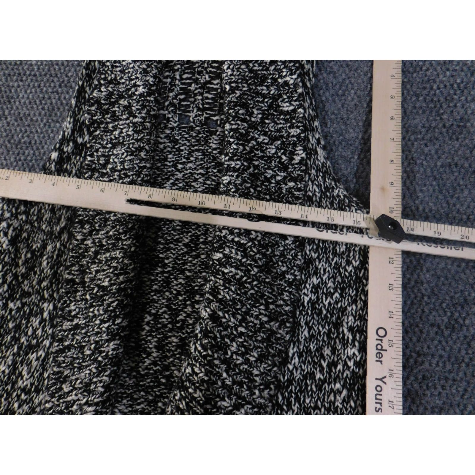 Vintage Chicos Sweater Vest Womens 0 Black Marled Open Front Knit Sleeveless Casual Layering Vest Shirt Womens Size XS / US 0-2 / IT 36-38 - 5 Thumbnail