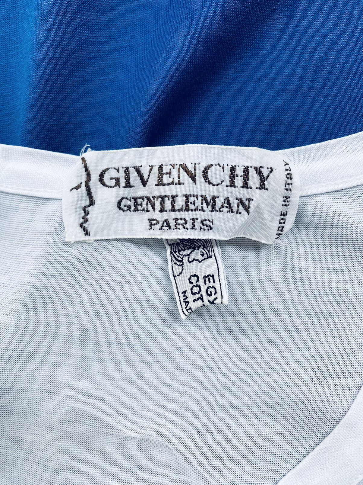 Givenchy Vintage 70s Givenchy Gentleman Paris Henley Tees Size US L / EU 52-54 / 3 - 3 Thumbnail