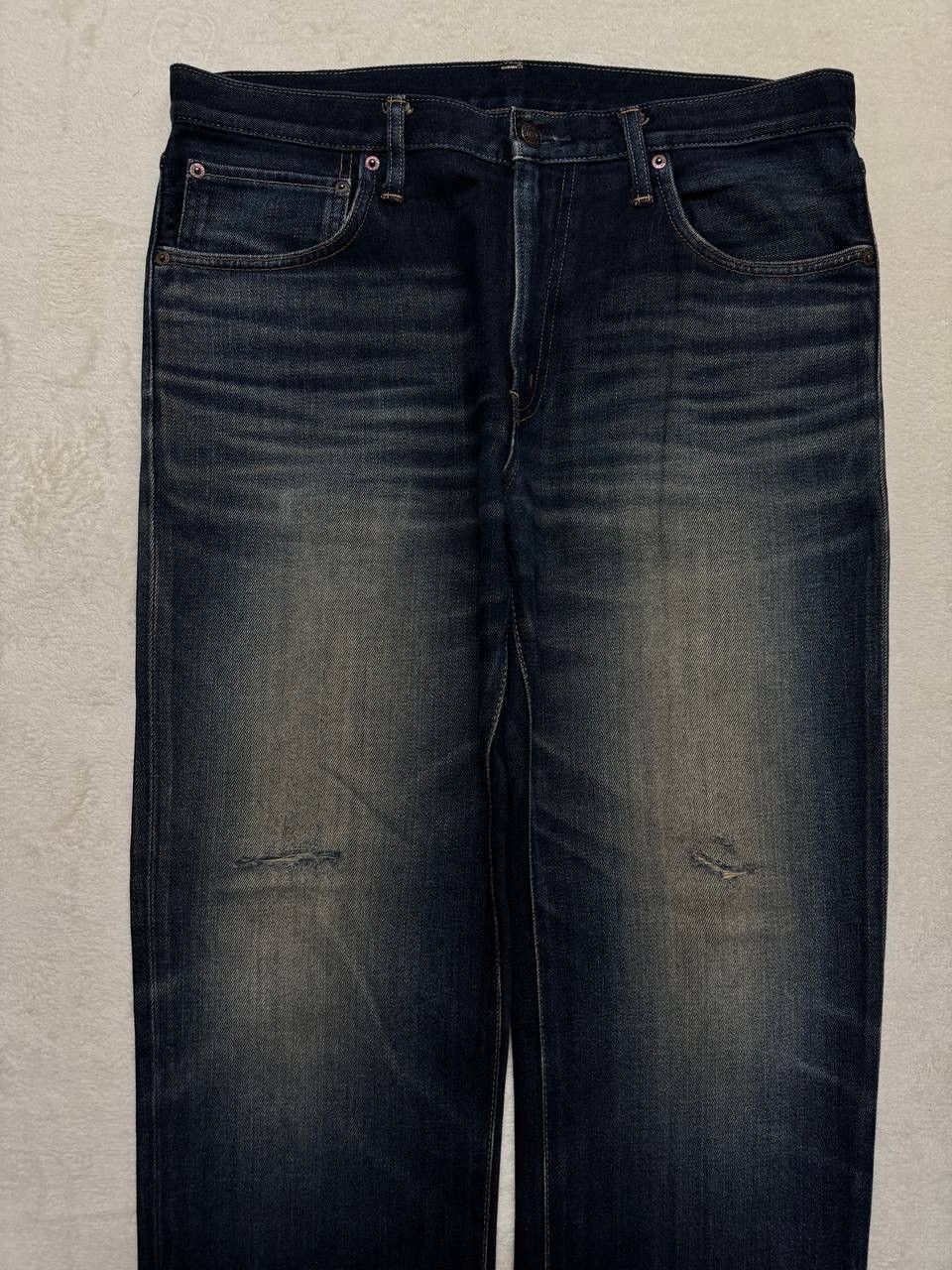 Edwin INSANE Edwin Rusty Mudwash Distress Dark Jean Made In Japan Size US 35 - 3 Thumbnail