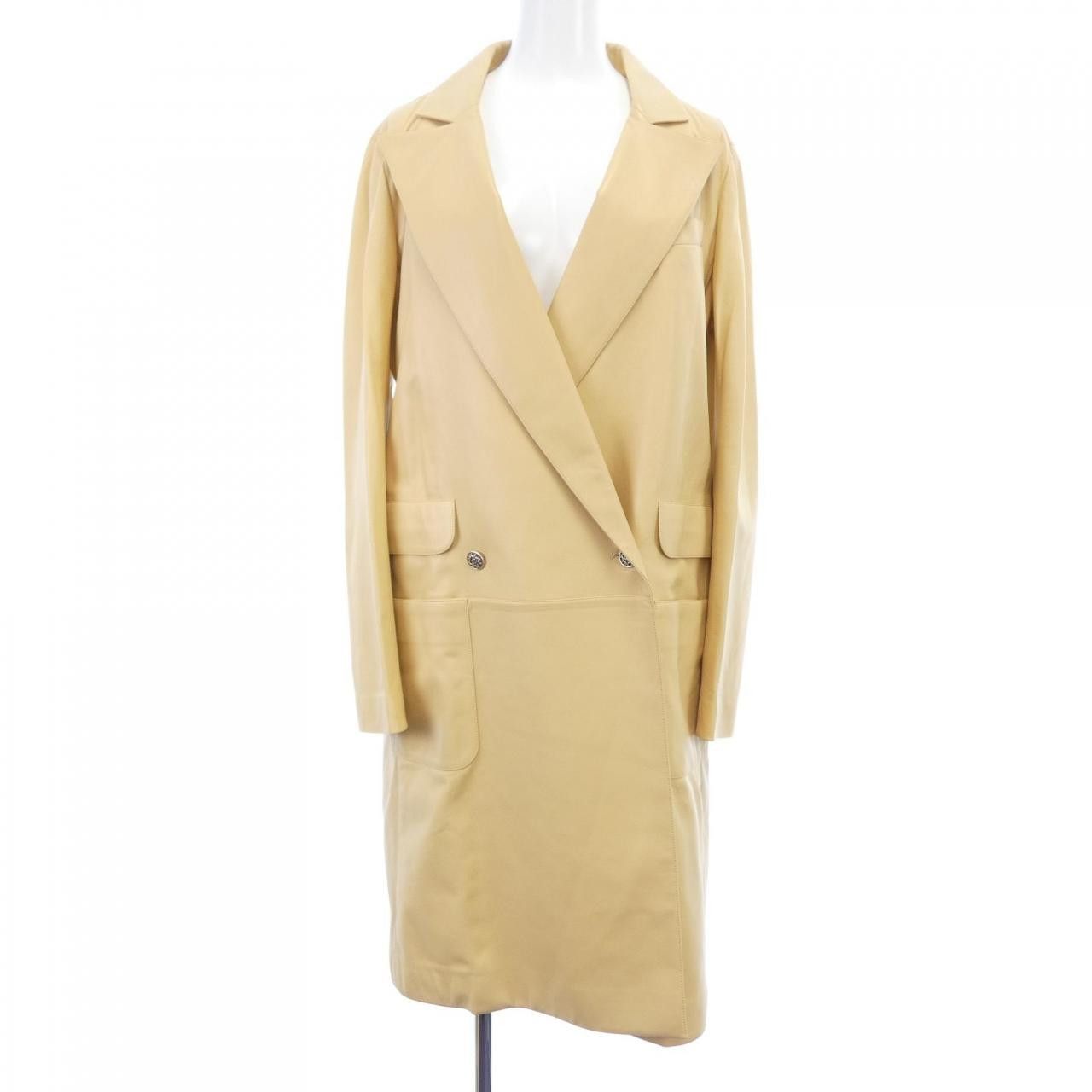 Chanel Chanel Chanel Leather Coat Leather Outerwear P27786V30011 DUTY FREE for USA Size ONE SIZE - 1 Thumbnail