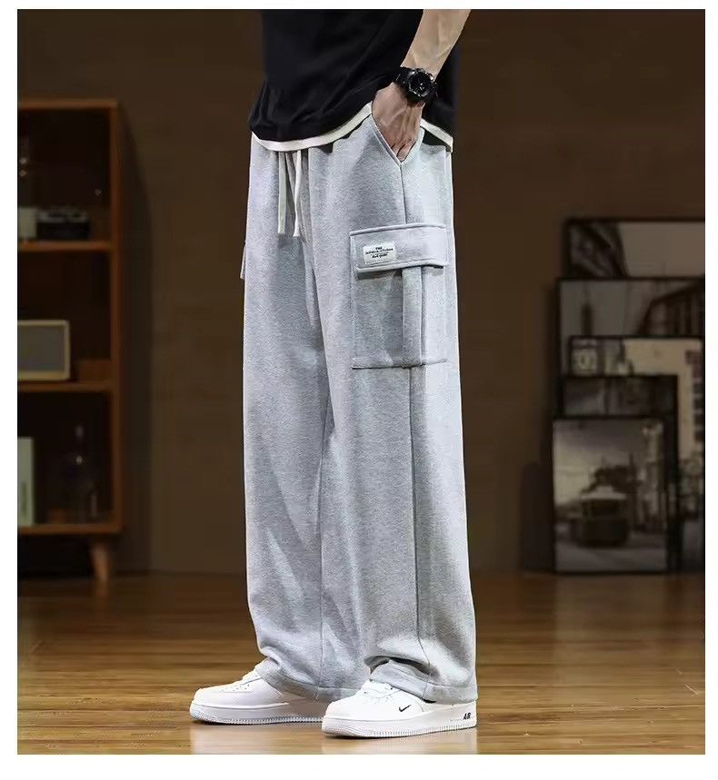 Japanese Brand Gray Baggy Cargo Trouser Size US 31 - 1 Thumbnail