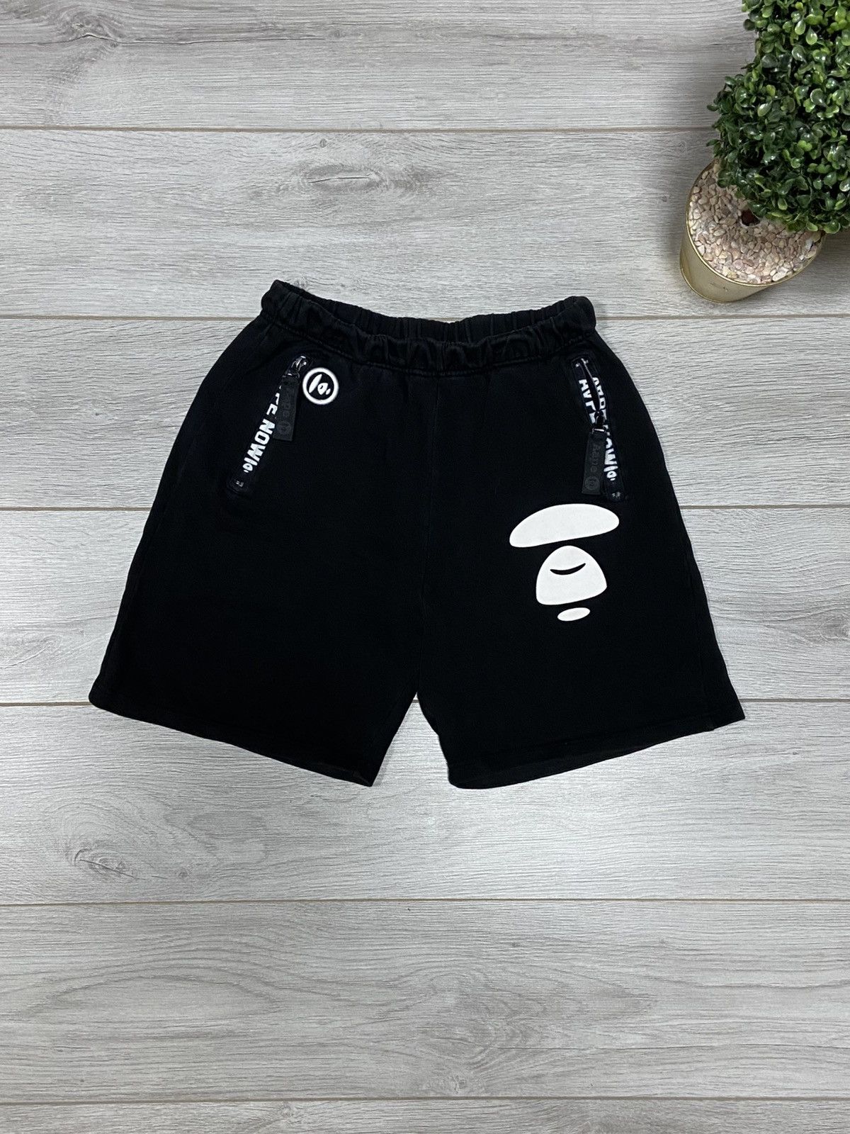 Aape Aape Bape vintage face shirt big logo sweat Size US 34 / EU 50 - 1 Thumbnail