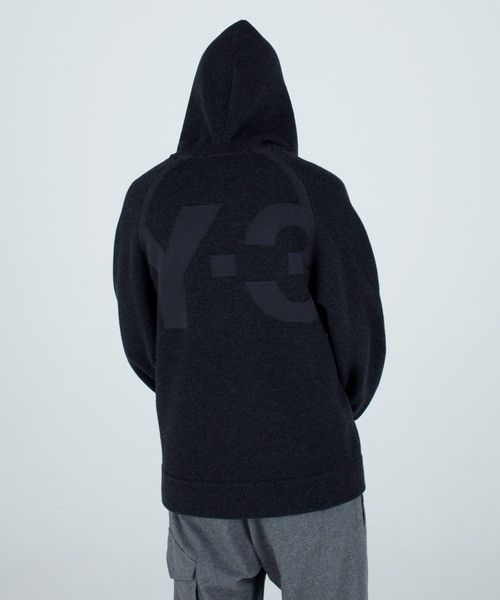 Adidas Y-3 M Classic Winter Knit Hooded Full zip M Size US M / EU 48-50 / 2 - 2 Thumbnail