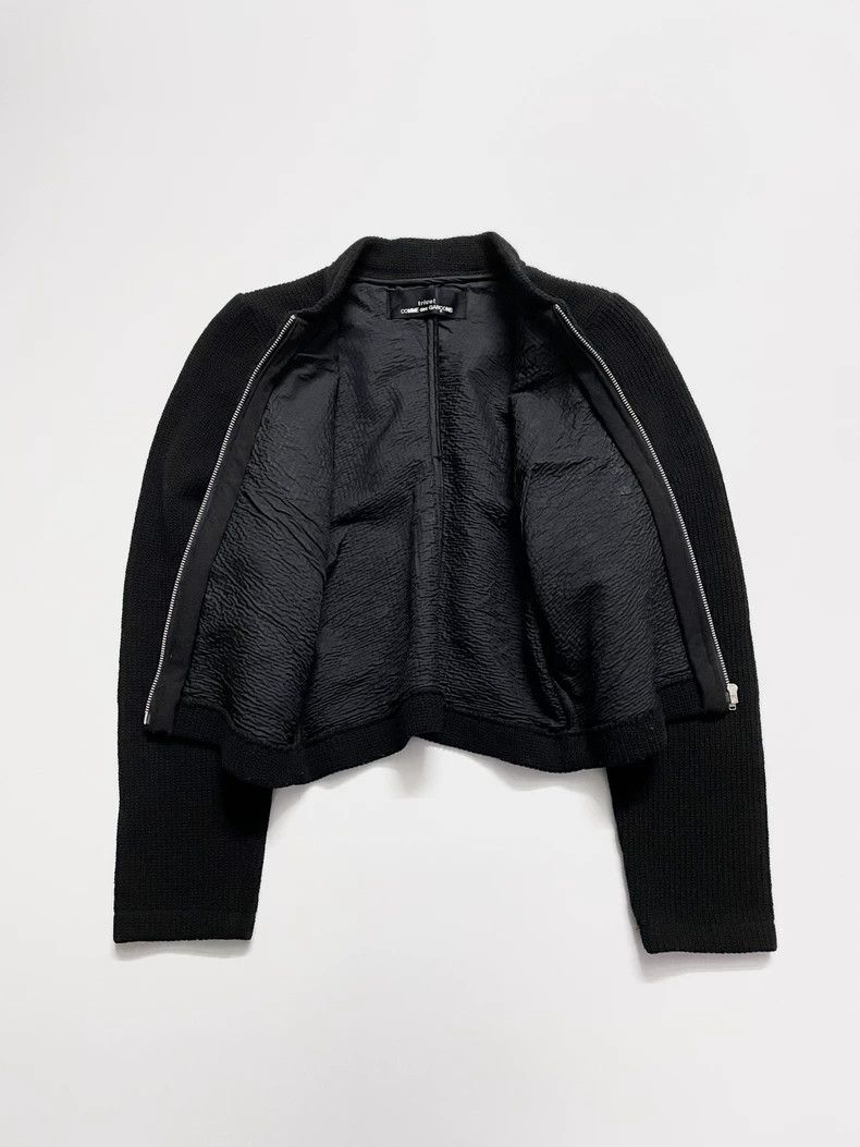 Comme des Garcons Comme des Garcons Short wool zipper shirt Size M / US 6-8 / IT 42-44 - 2 Thumbnail