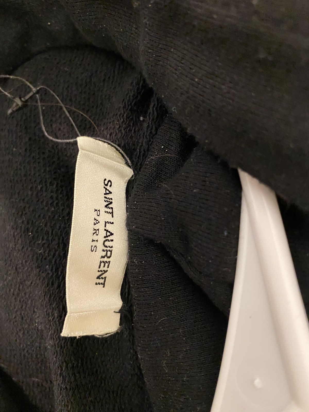 Saint Laurent Paris Saint Laurent Paris Cracked Box Logo Hoodie Size US L / EU 52-54 / 3 - 3 Thumbnail