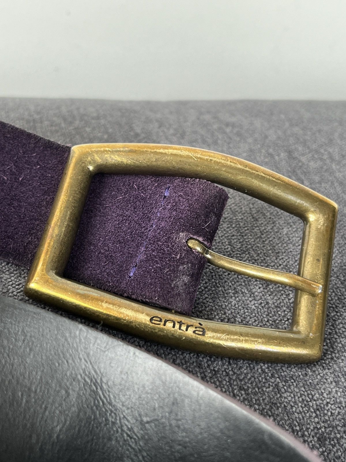 Other entra Suede Leather Avant Garde Purple Belt Size ONE SIZE - 4 Thumbnail
