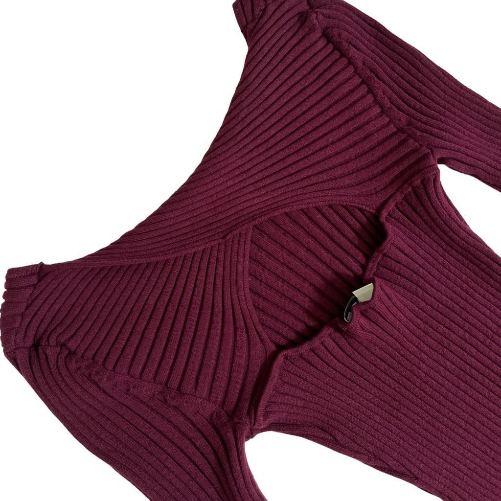 525 America 525 Twist Back Dress in Malbec Size XS / US 0-2 / IT 36-38 - 6 Thumbnail