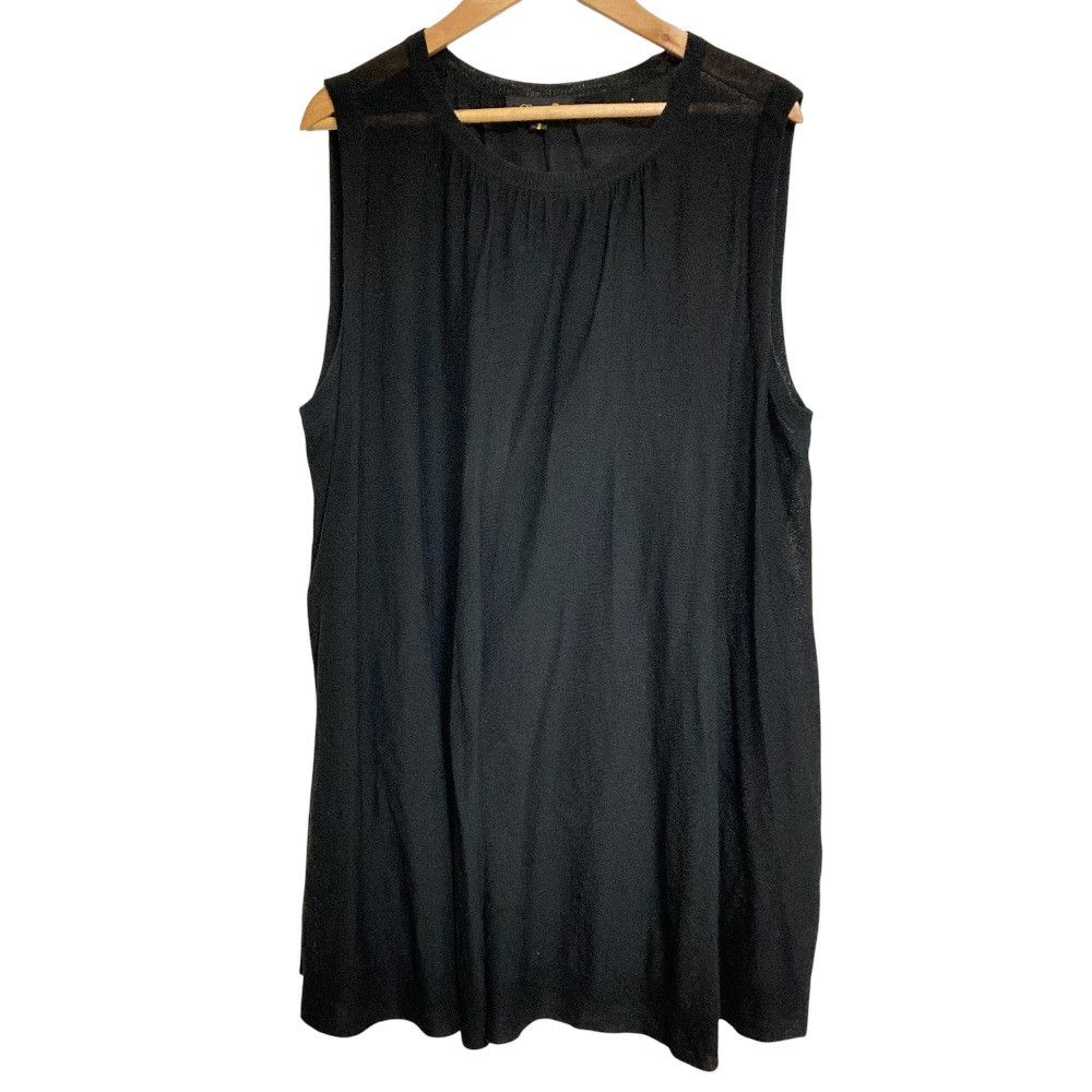 Other Drawer Tenjiku Gathered Sleeveless Knit Textile Tops 6518-105-0311 DUTY FREE for USA