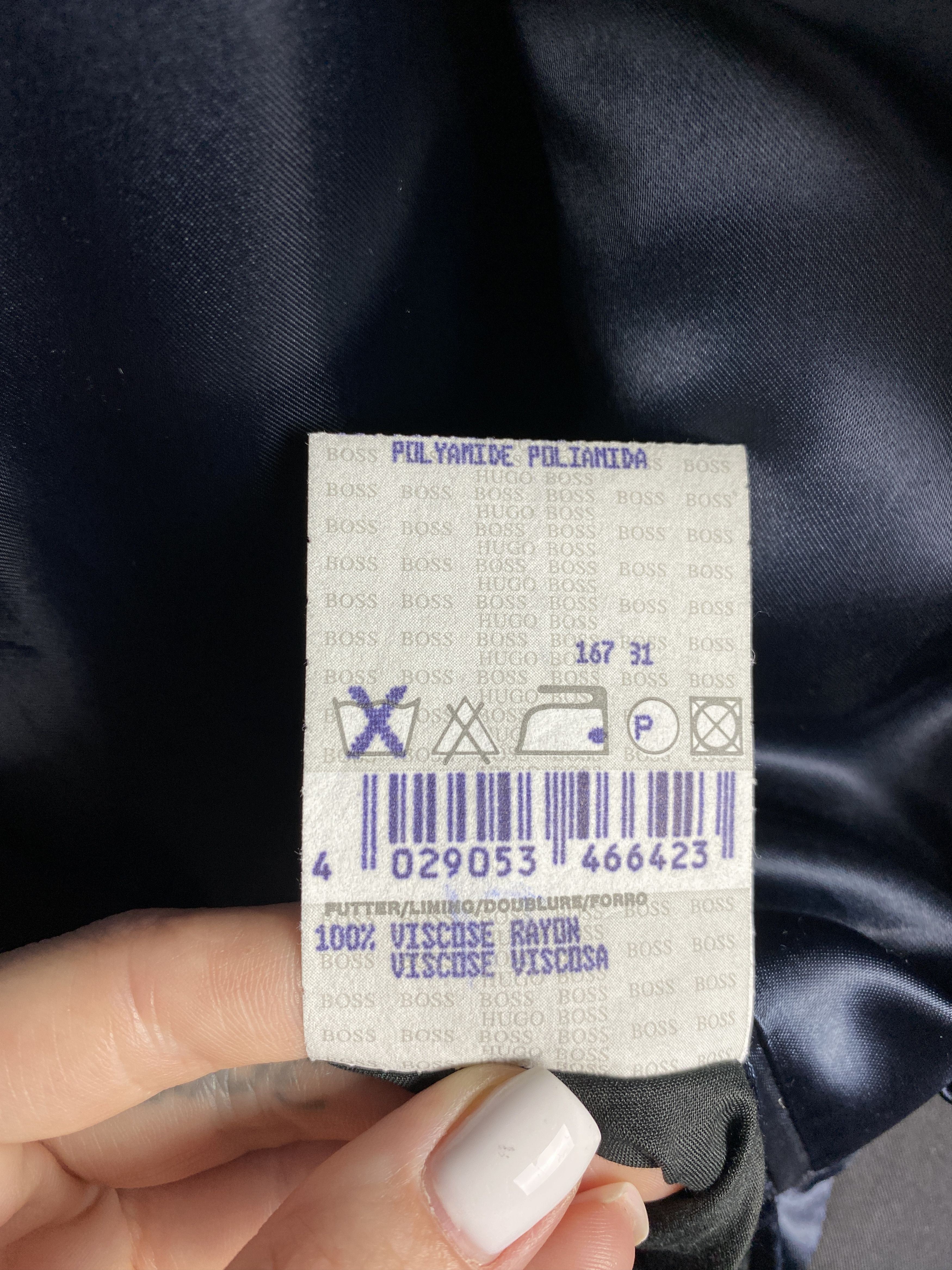 Hugo Boss × Vintage Hugo Boss 90s Vintage Mens Nylon Trench Coat Jacket Size US L / EU 52-54 / 3 - 6 Thumbnail