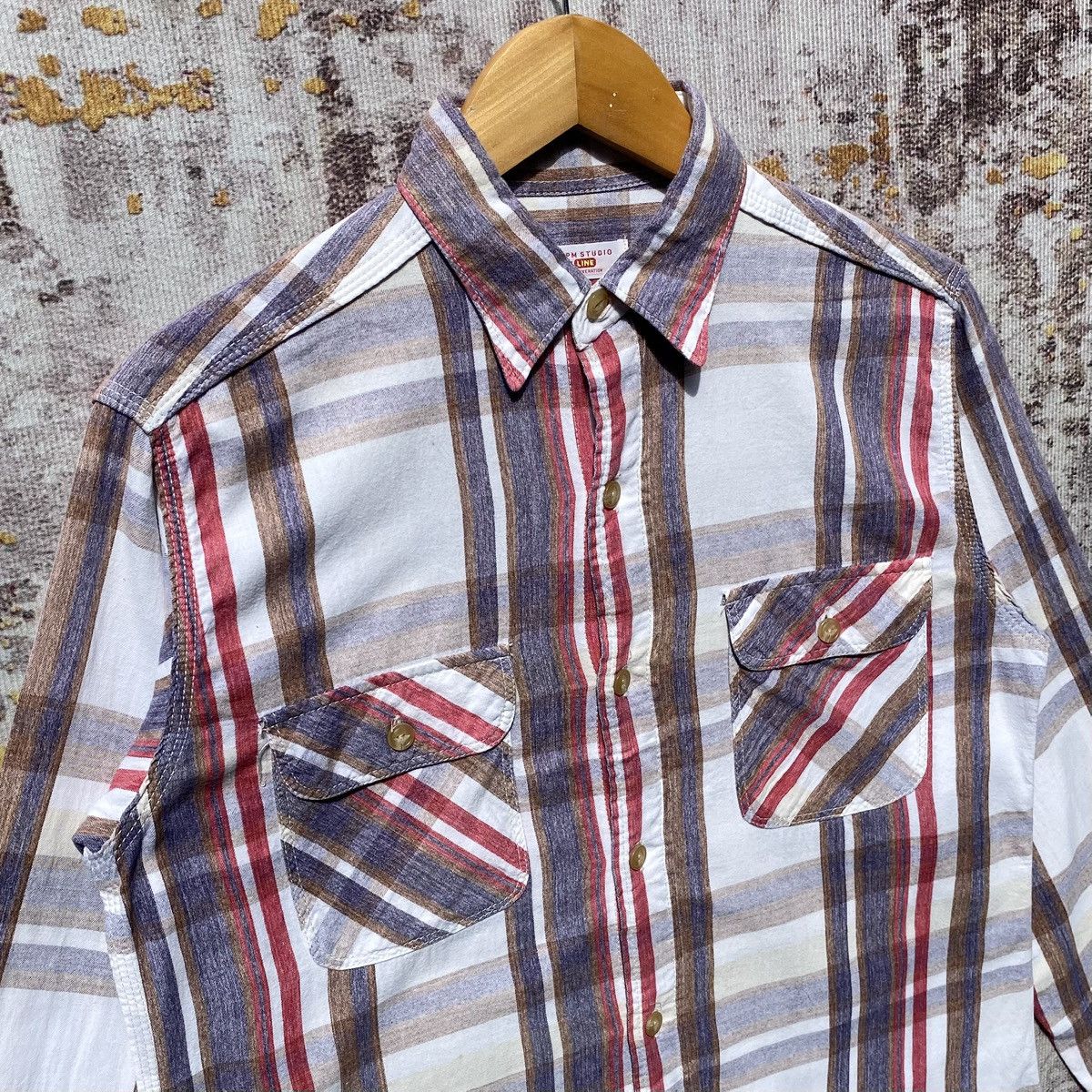 45rpm 45Rpm Studio Denim Line Shirt 45Rpm Japan Brand Size US S / EU 44-46 / 1 - 5 Thumbnail