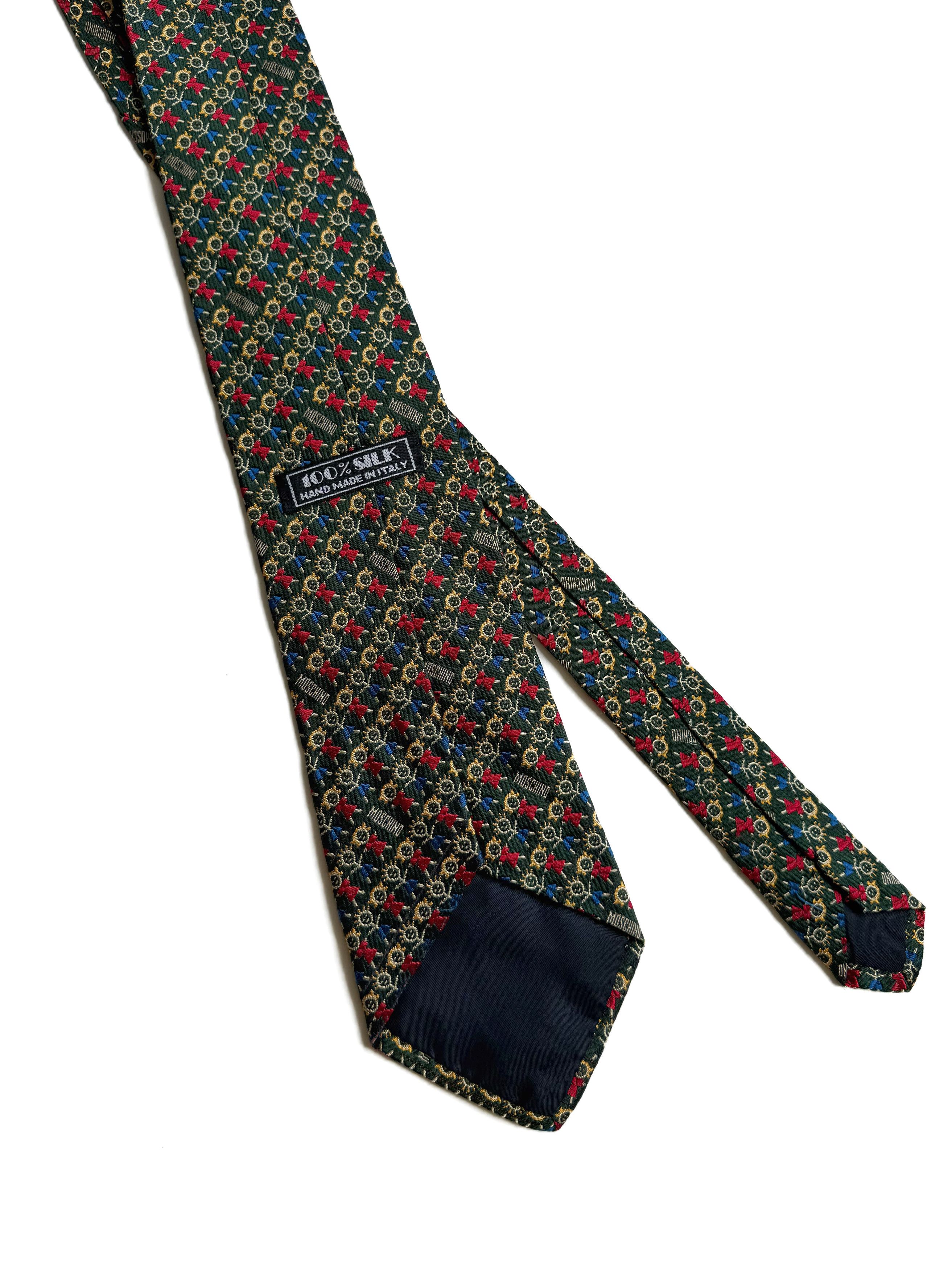 Moschino Vintage Men's Moschino Silk Neck Tie Size ONE SIZE - 3 Thumbnail