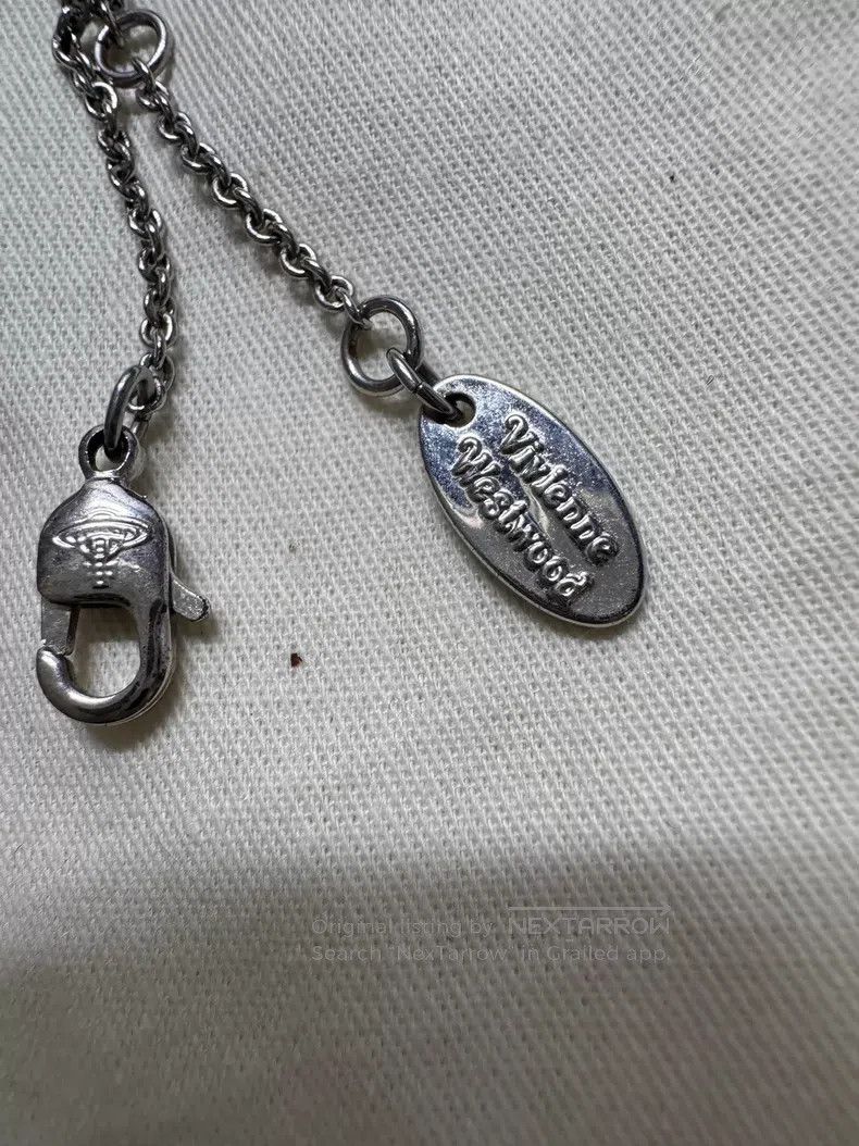 Vivienne Westwood Vivienne Westwood Anchor Pearl Saturn Necklace Size ONE SIZE - 4 Thumbnail