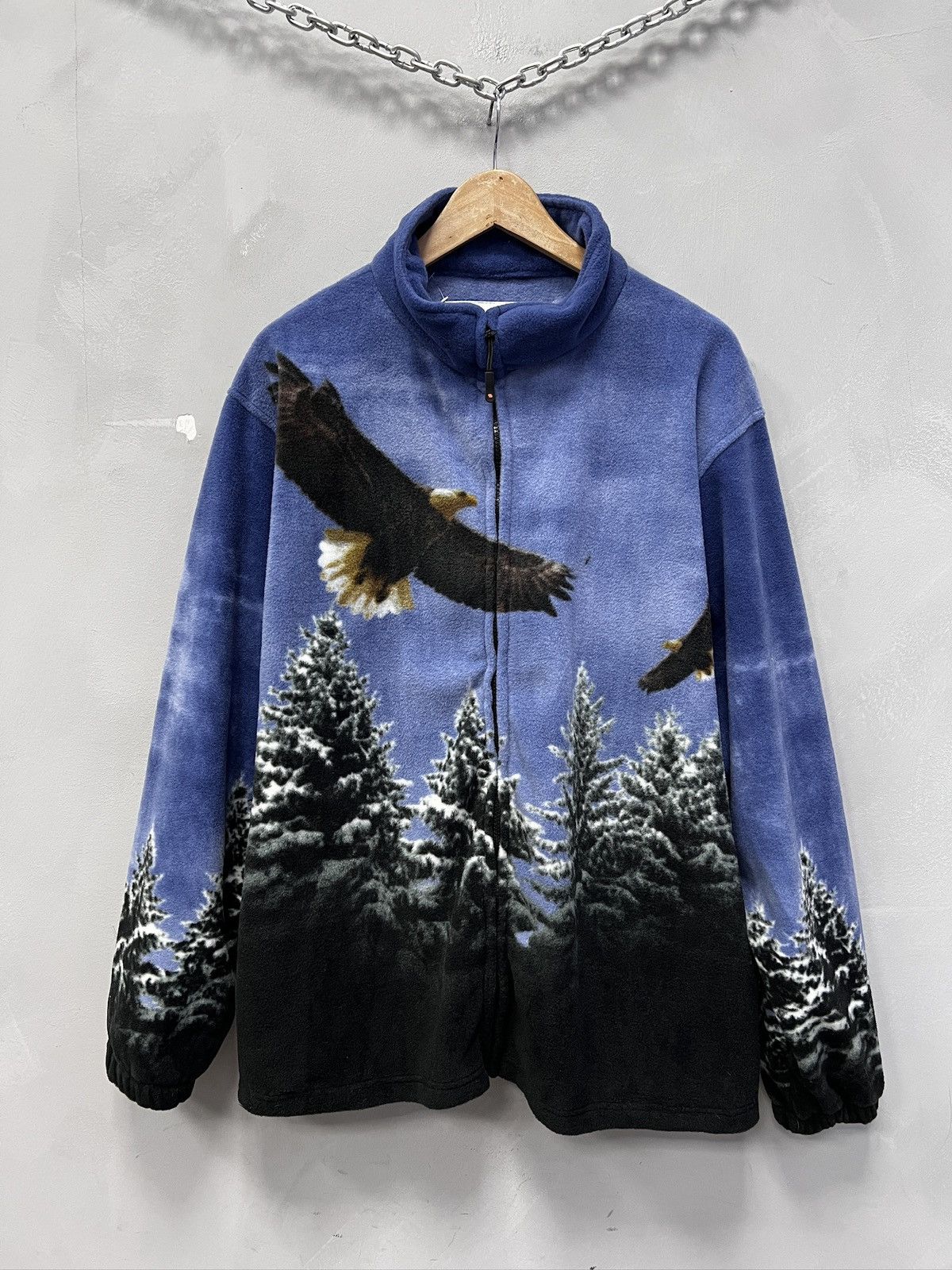 American Eagle Outfitters Oversize Fleece Vintage Jacket American Eagle Style Size US XXL / EU 58 / 5 - 1 Thumbnail