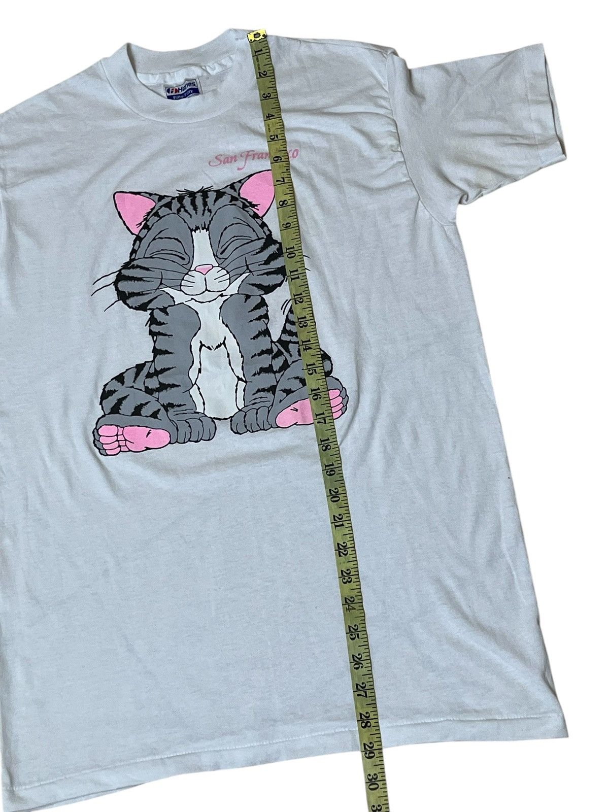 Vintage NICE🔥VINTAGE 80s CAT SAN FRANCISCO 50/50 TEE SHIRT Size US M / EU 48-50 / 2 - 9 Thumbnail